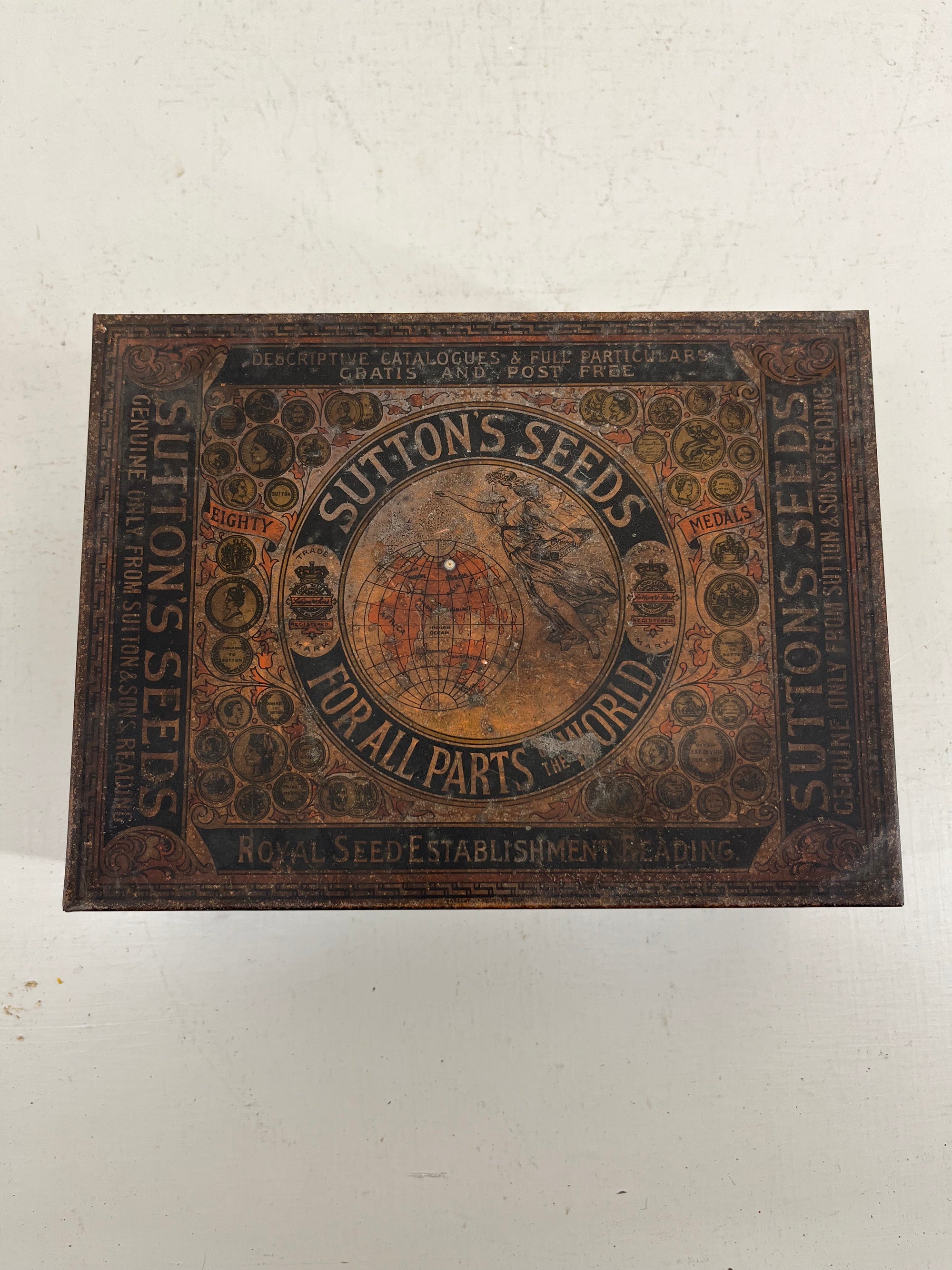 Suttons Seeds Tin