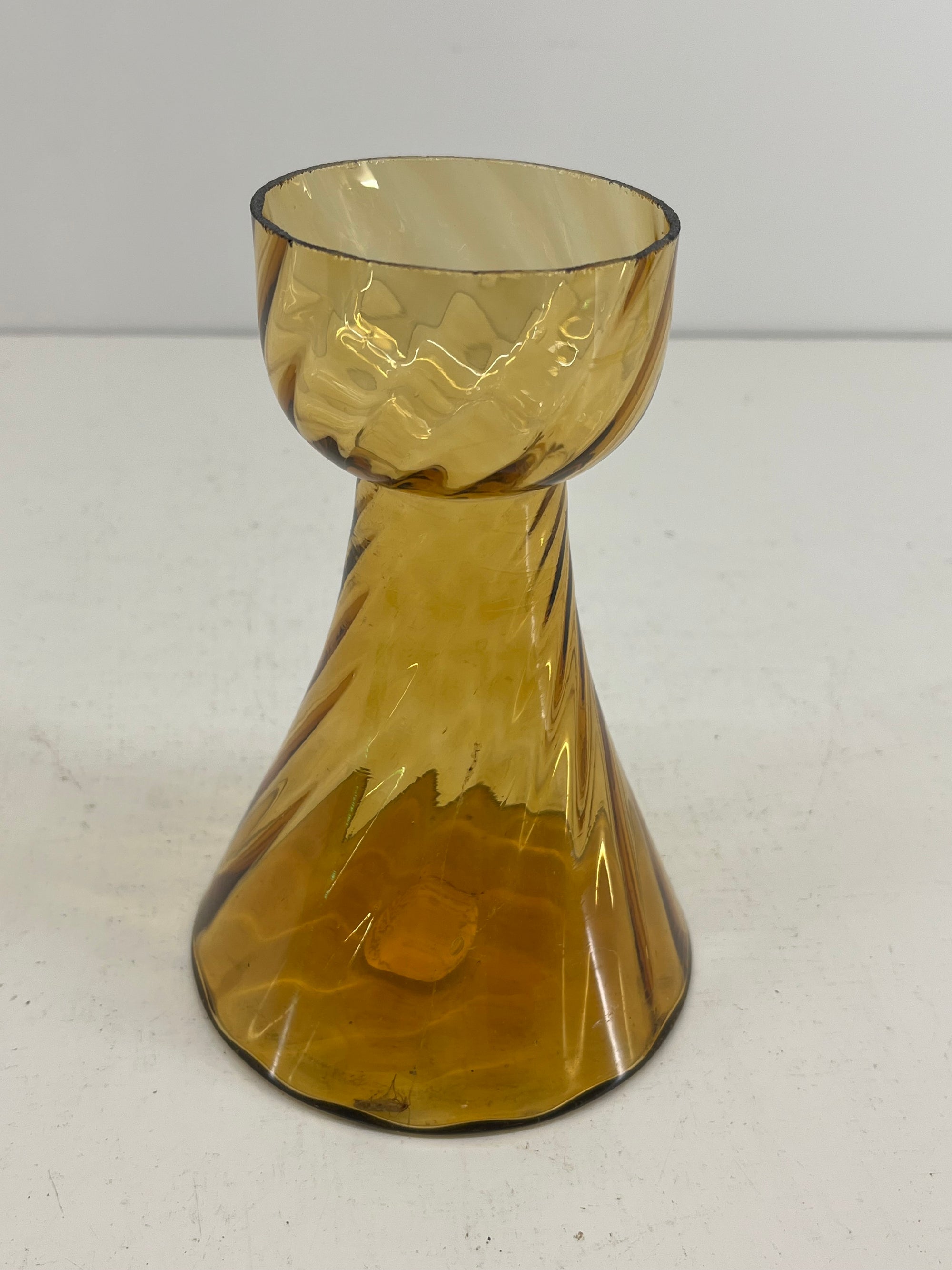 Amber Hyacinth Vase
