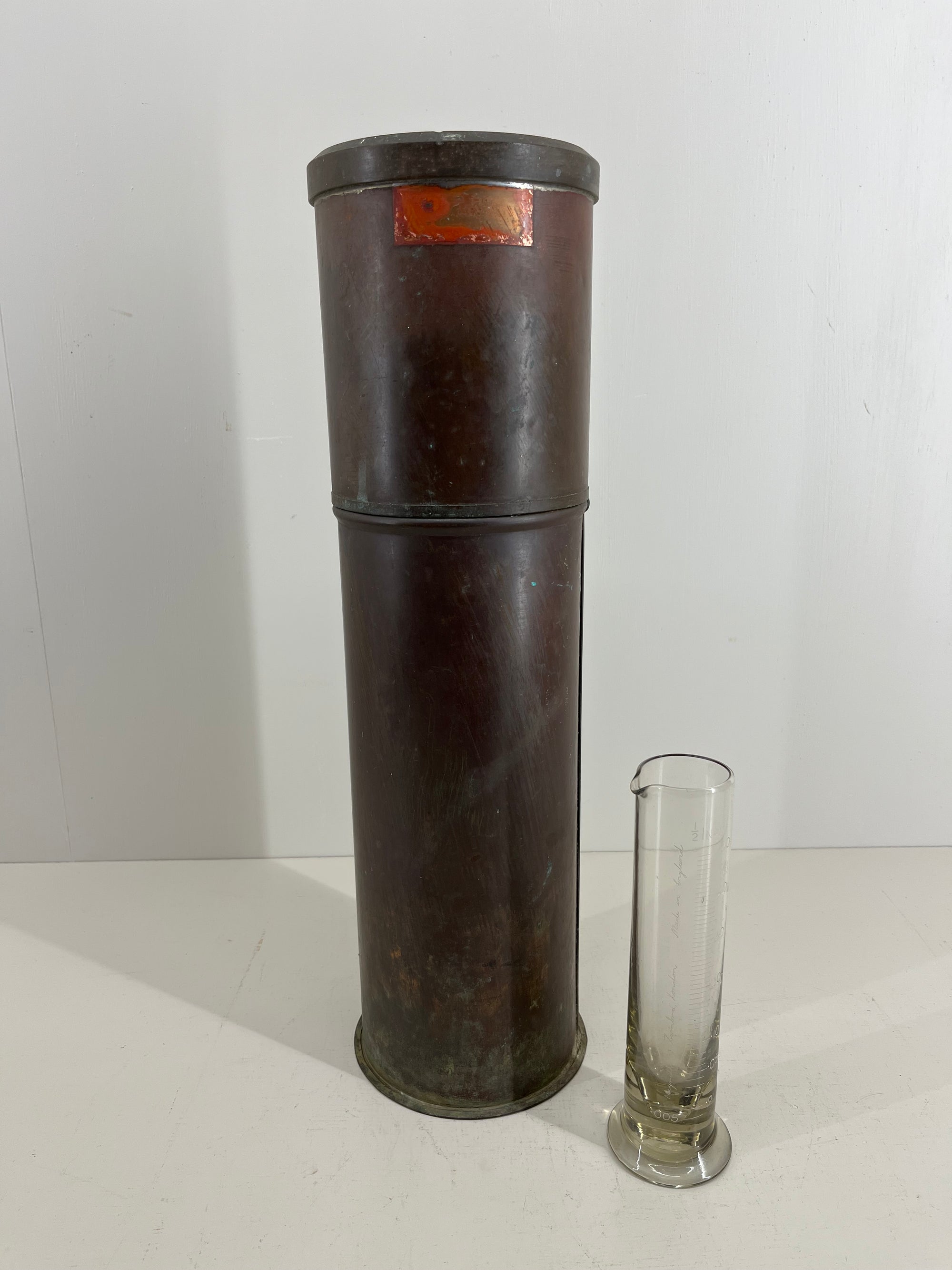 Negretti Zambra Copper Rain Gauge
