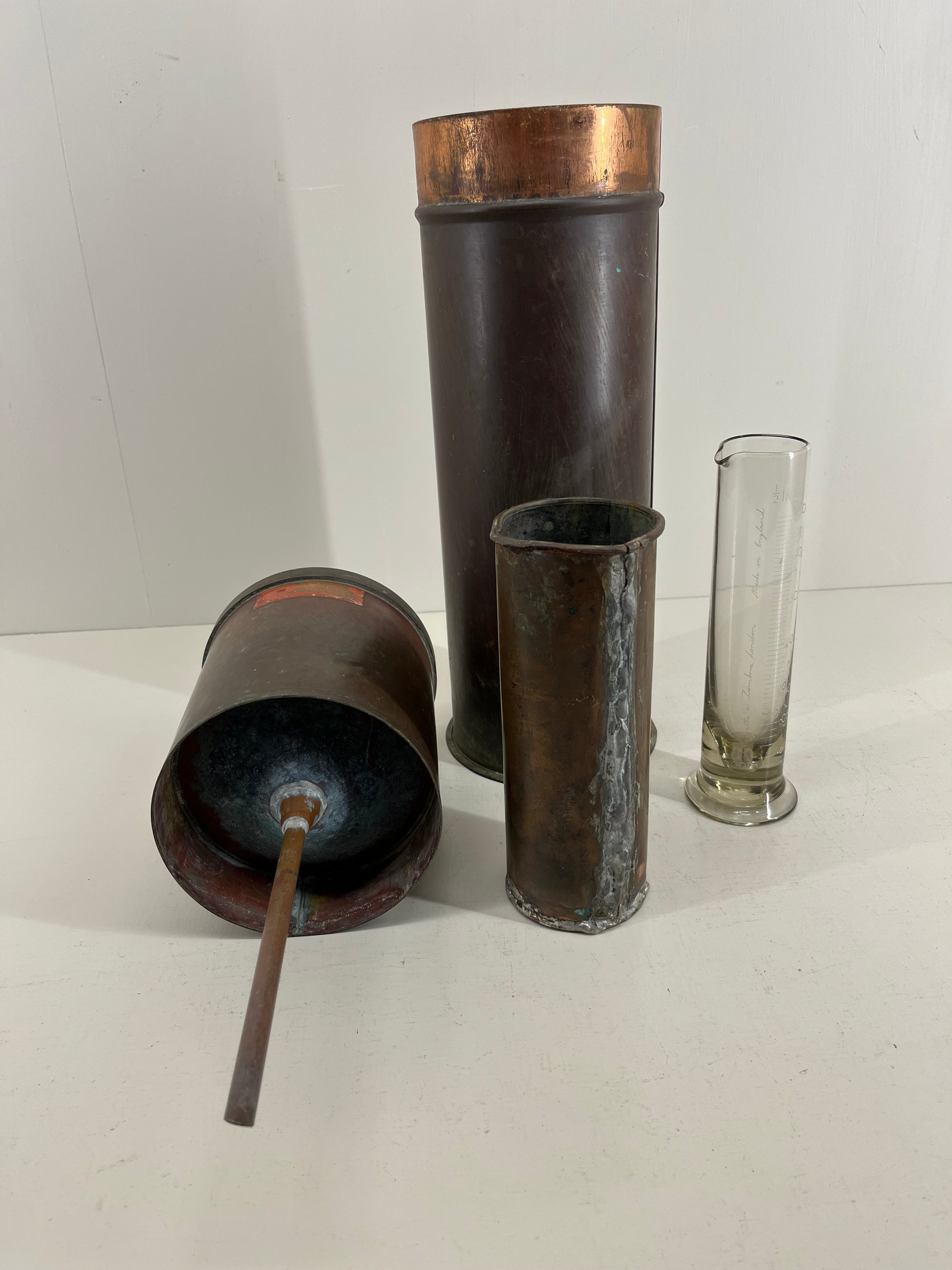 Negretti Zambra Copper Rain Gauge