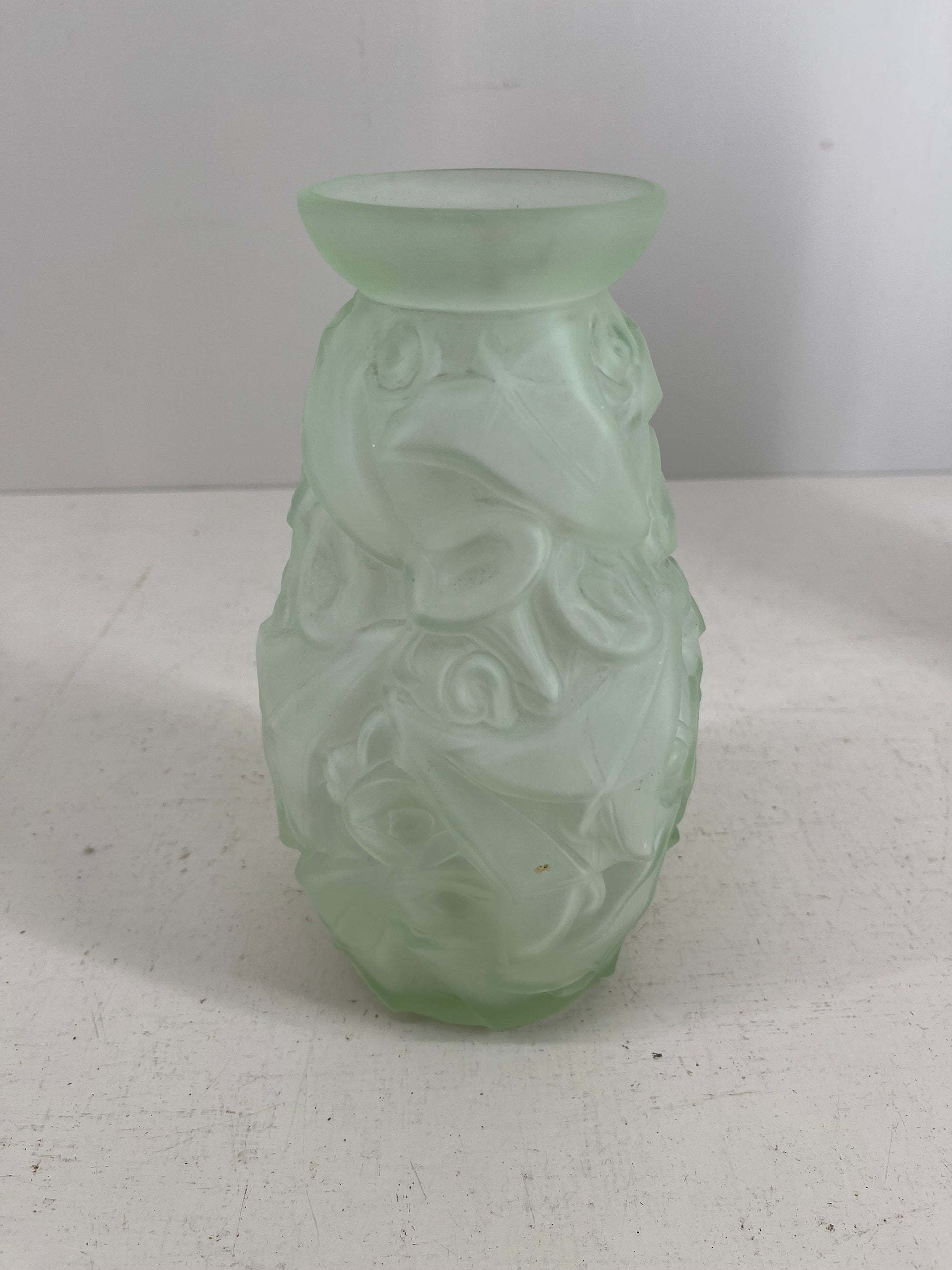 Frosted Hyacinth Vase