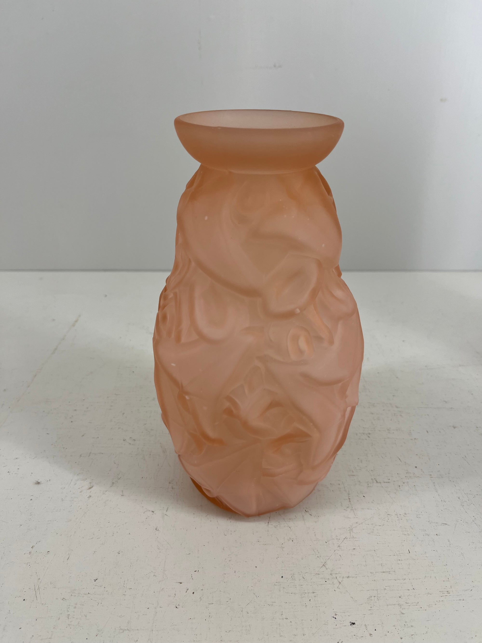 Frosted Hyacinth Vase