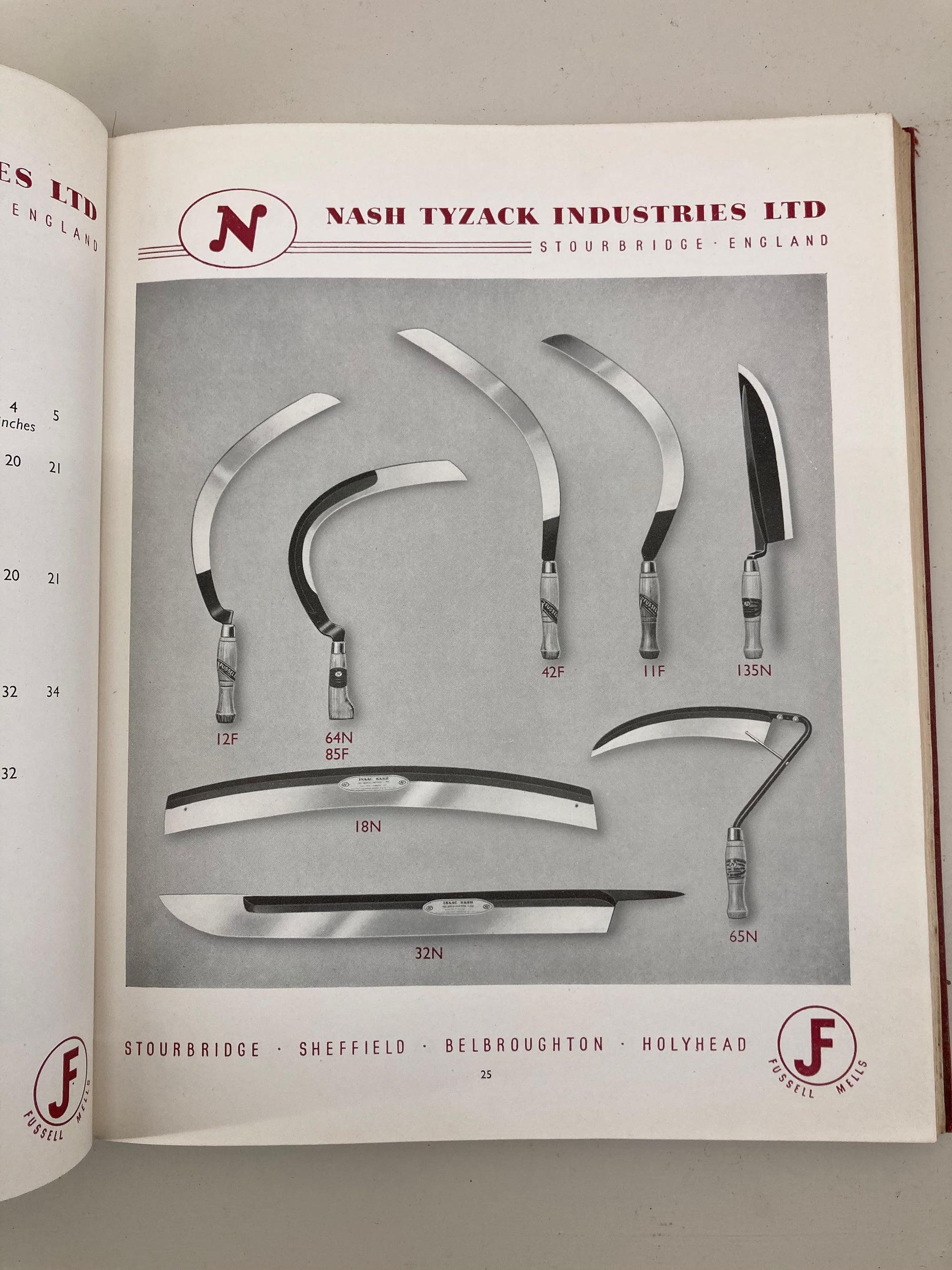 Nash Tyzack Tool Catalogue