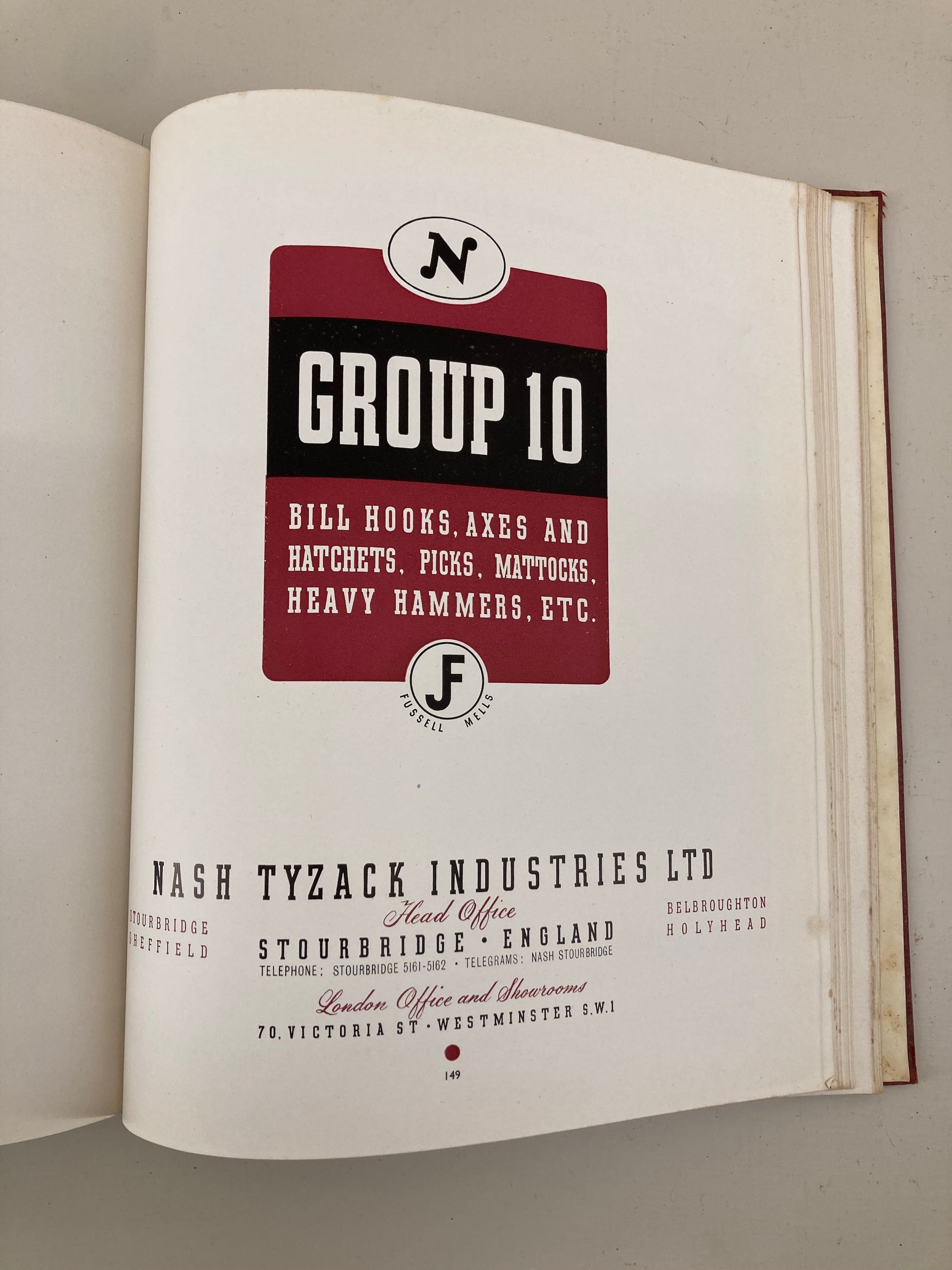 Nash Tyzack Tool Catalogue