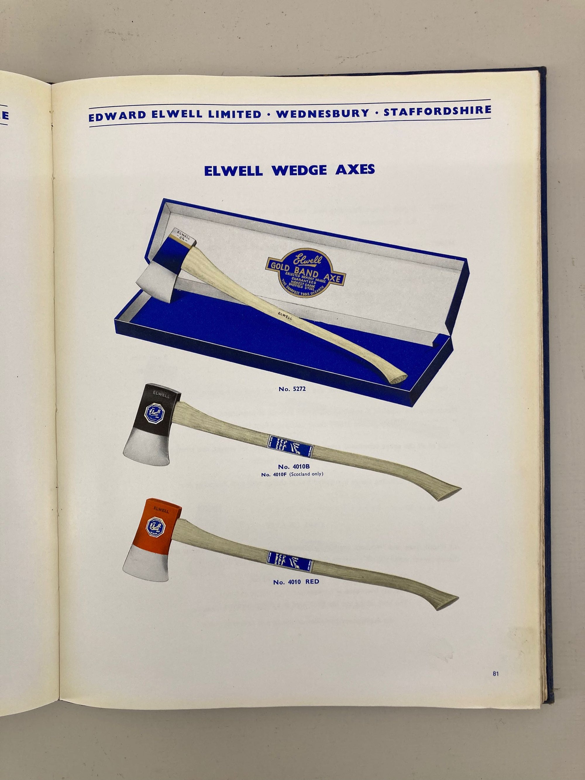 Elwell Tool Catalogue