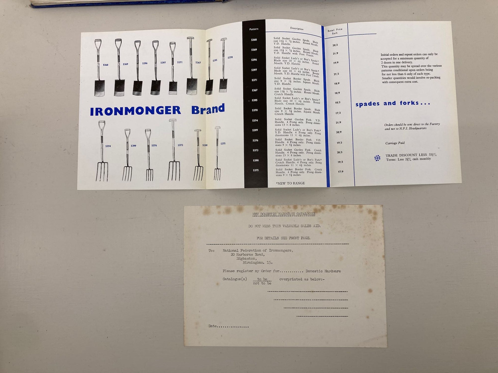 Elwell Tool Catalogue