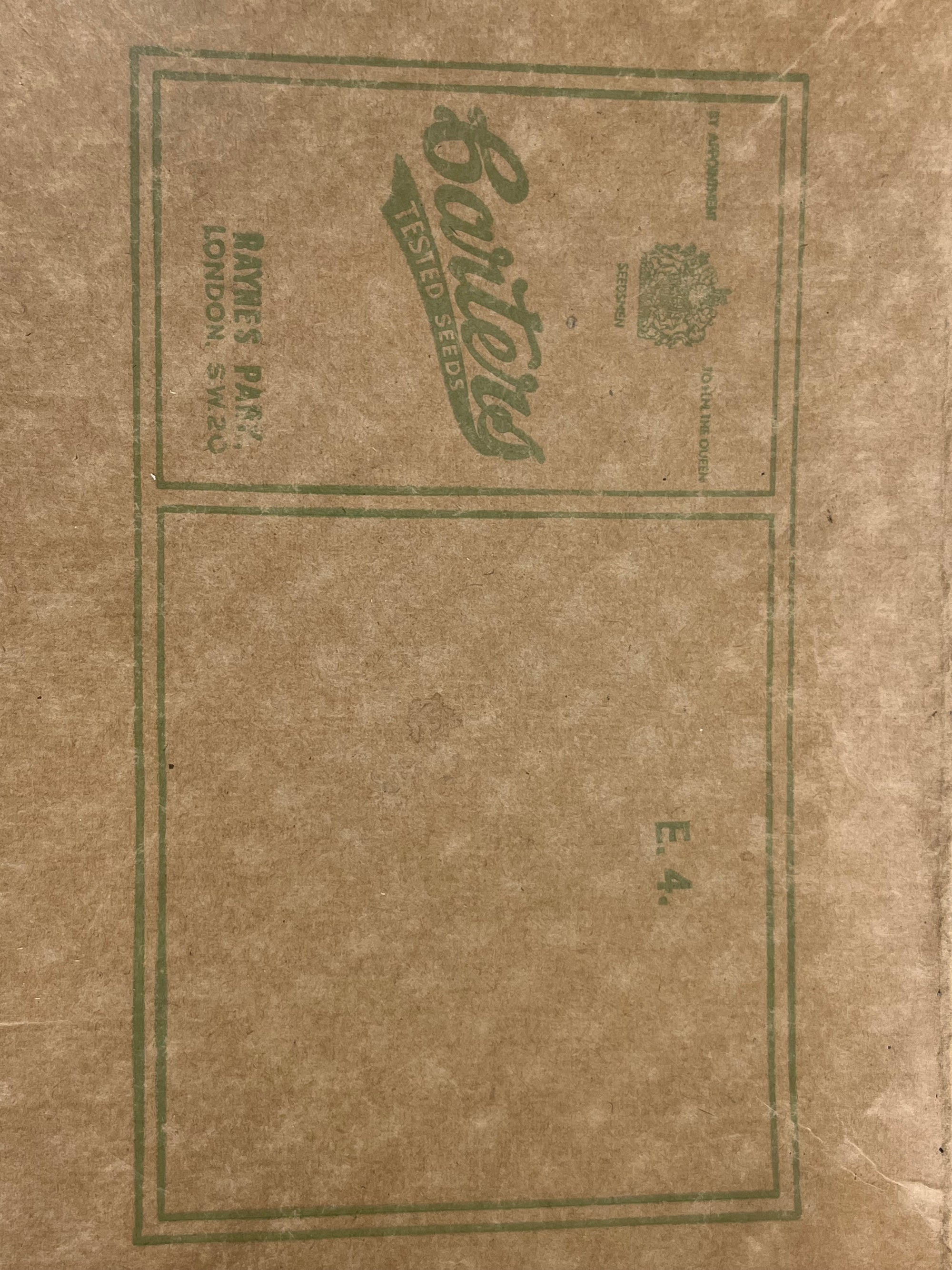 Carters Seeds Delivery Box