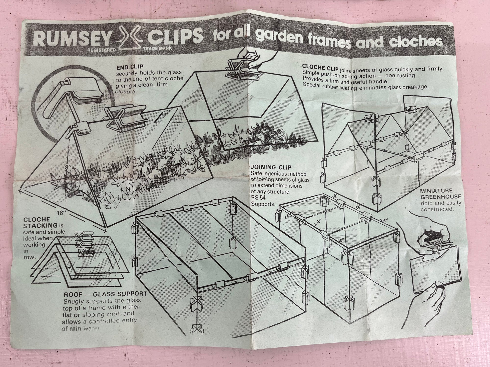 Box of Rumsey Cloche Clips