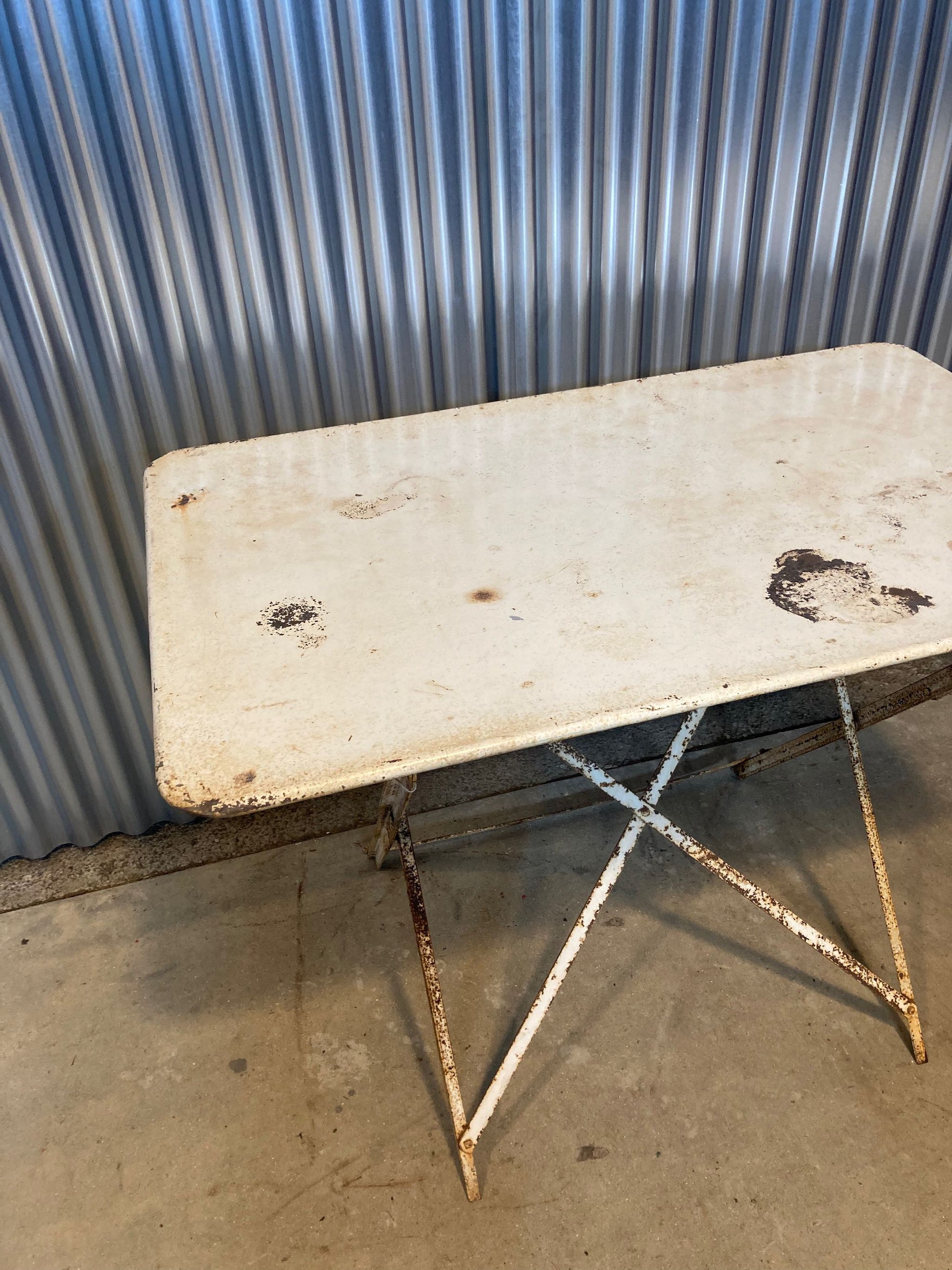 Vintage Folding Garden Table