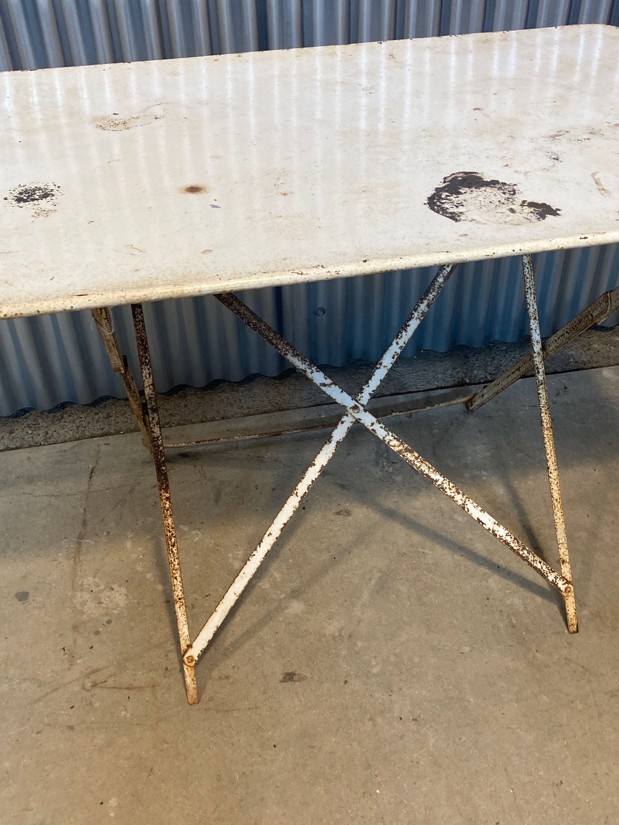 Vintage Folding Garden Table