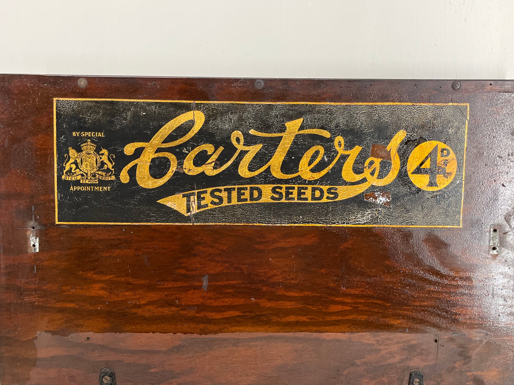 Carters Seeds Salesman's Box