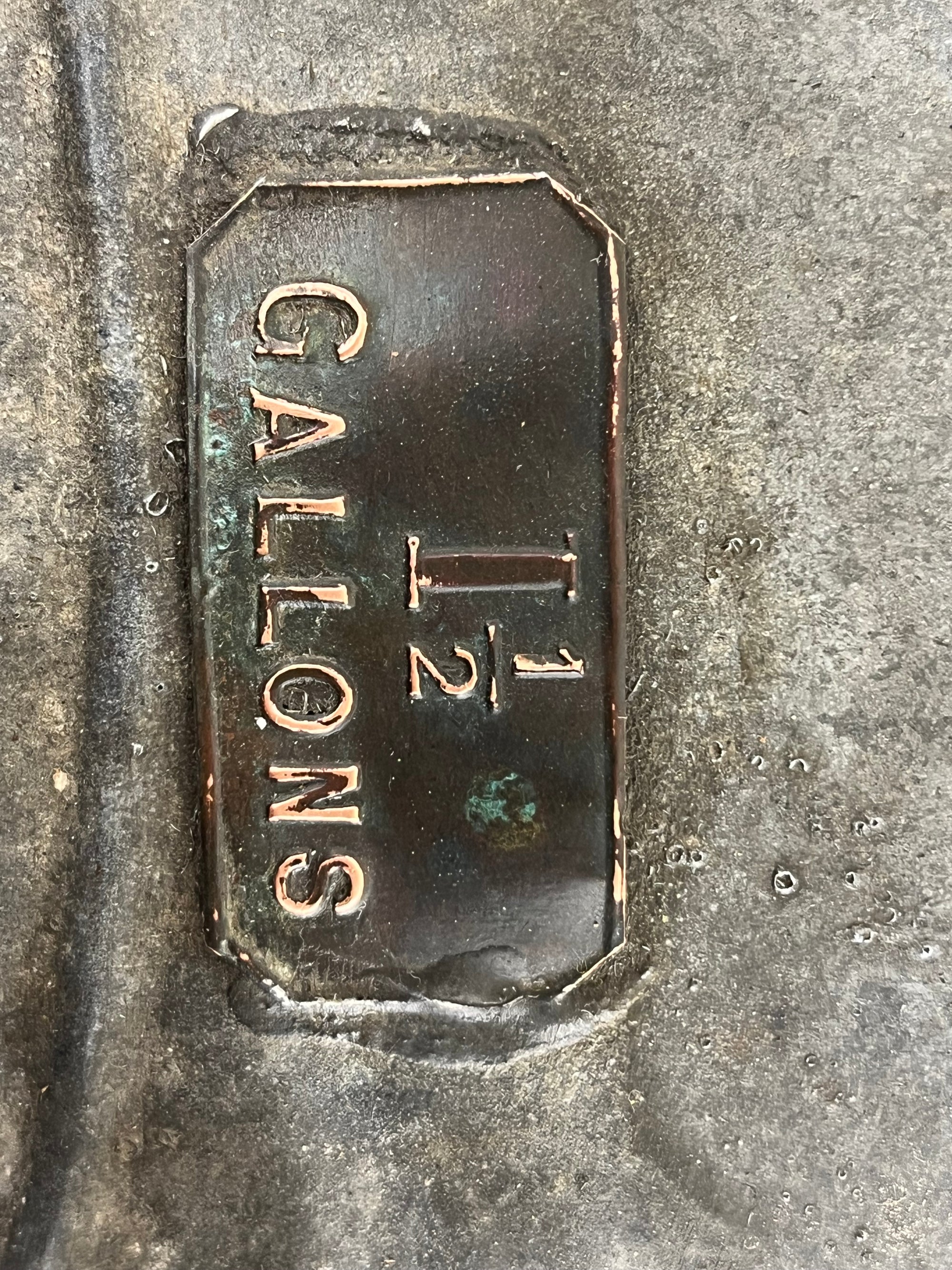 One and Half Gallon Vintage Watering Can