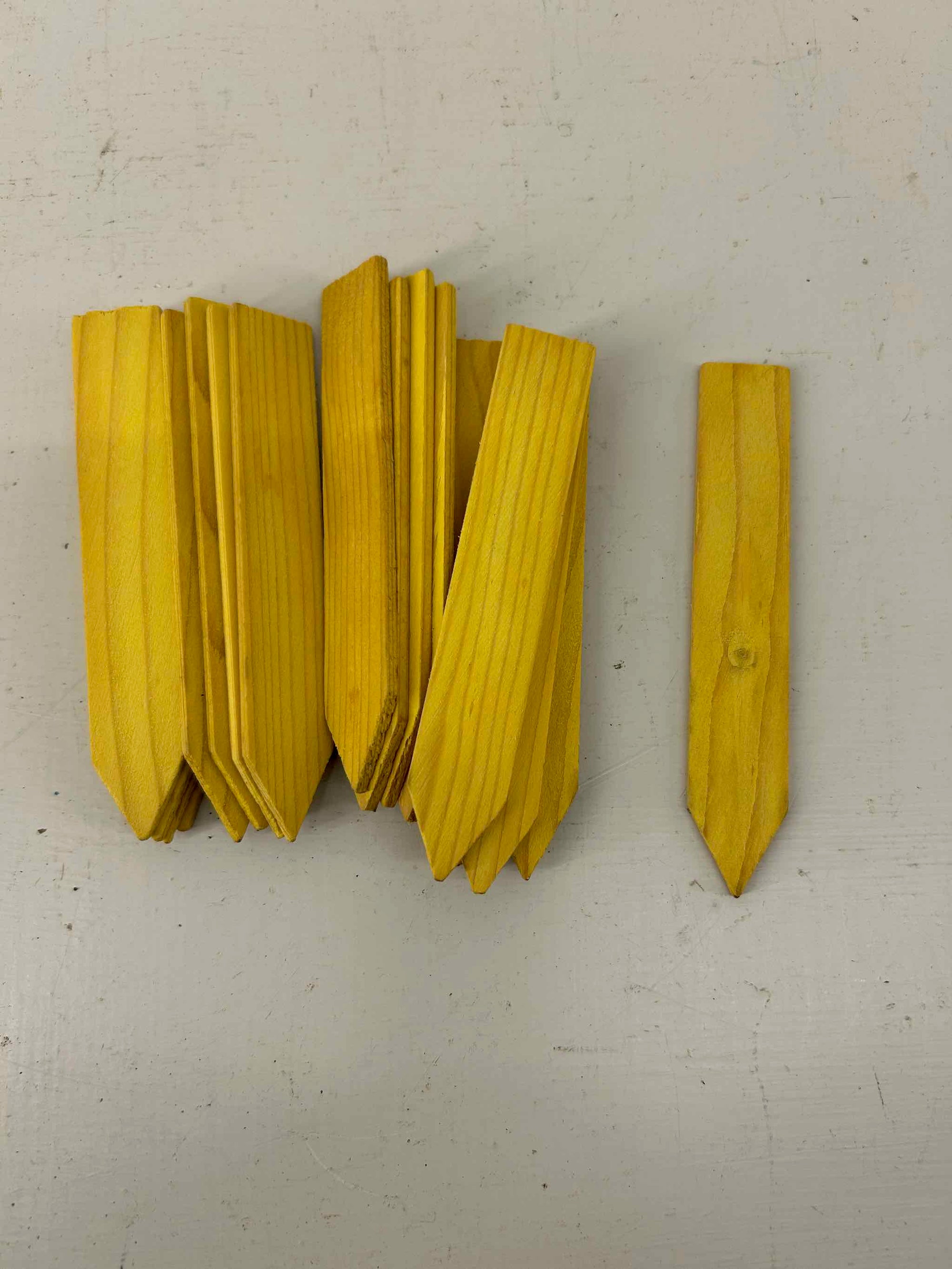 Bundle of Wooden Labels