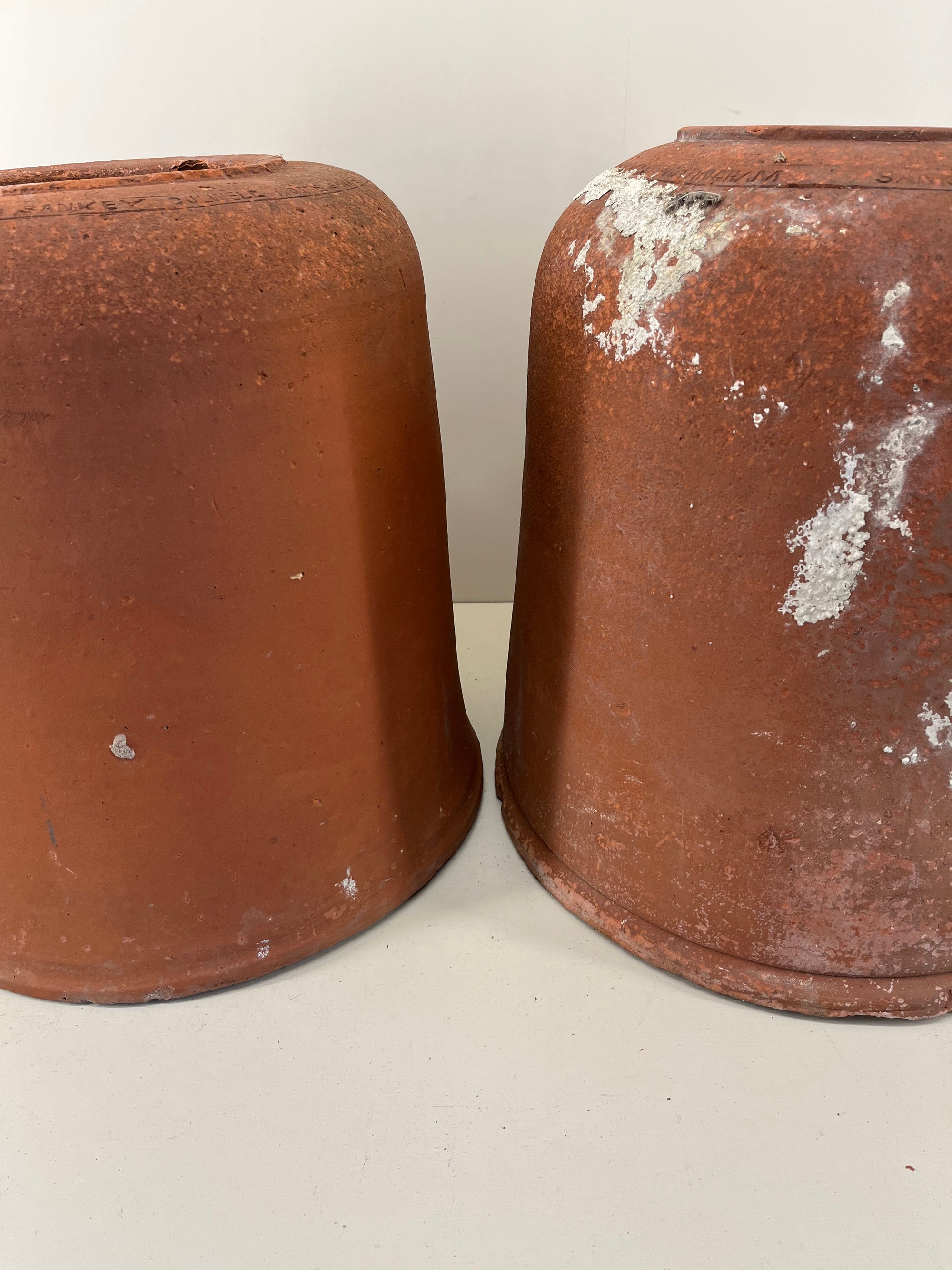 Pair of Sankey Terracotta Forcers