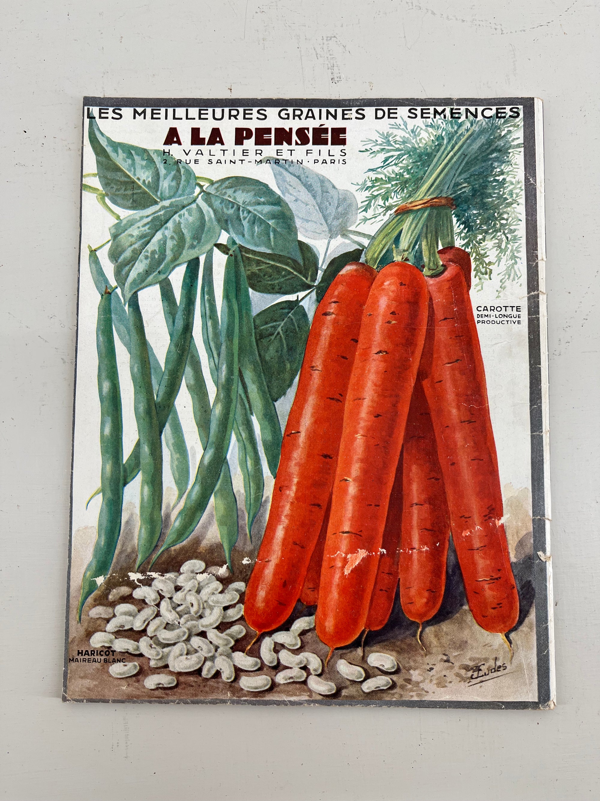 A la Pensee Seed Catalogue, 1931