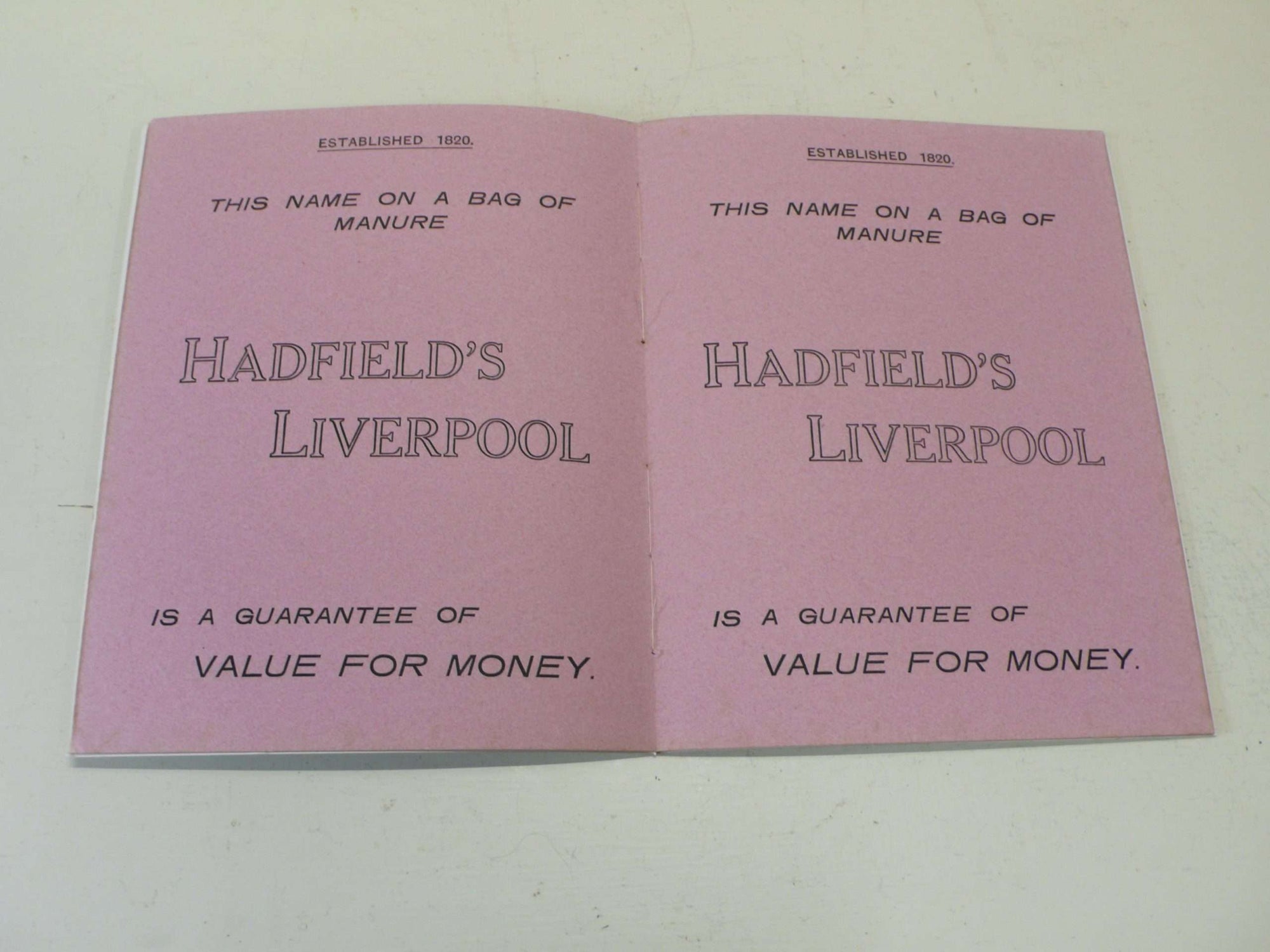 Hadfield Fertiliser Blotter Pad