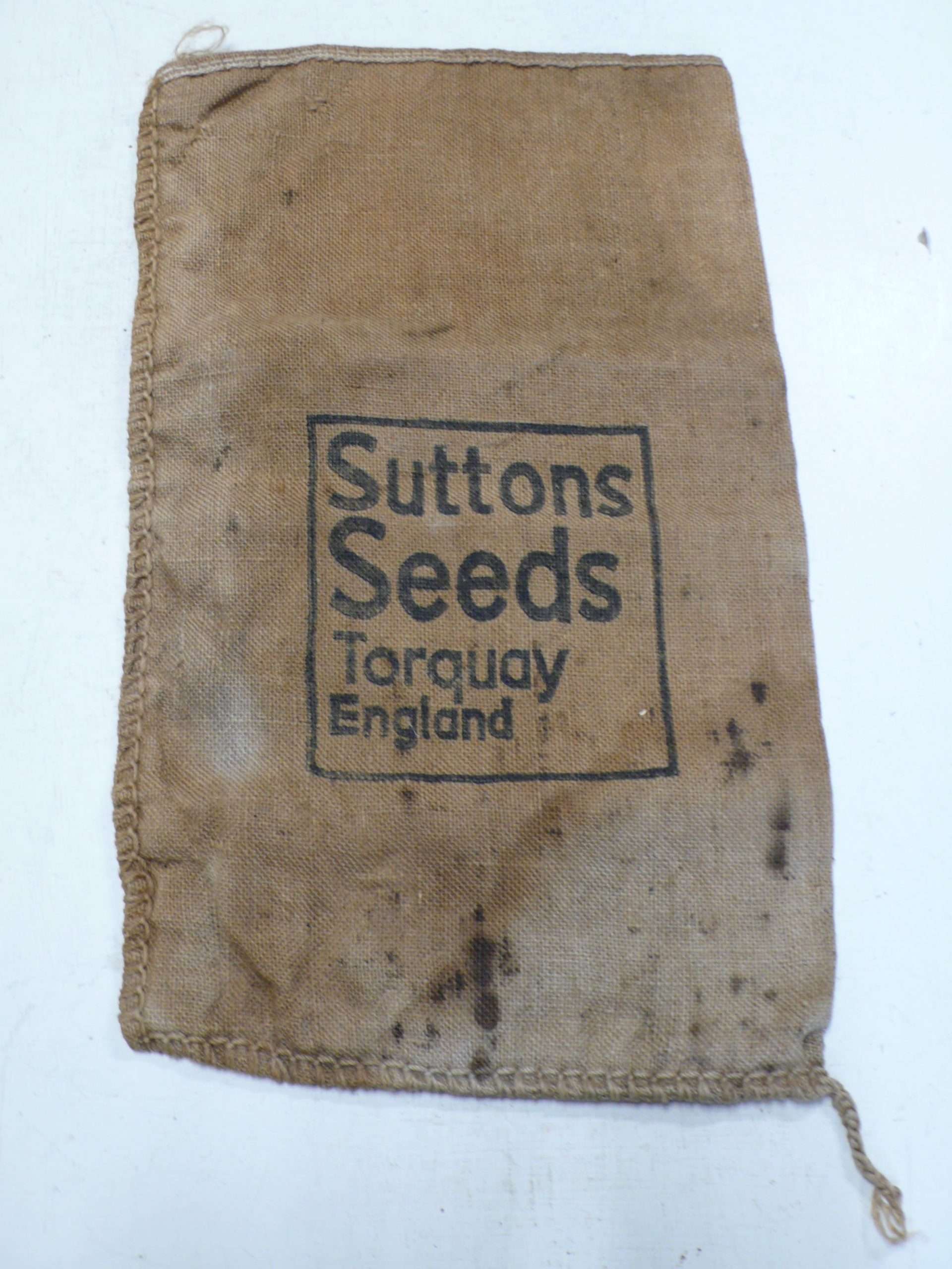 Vintage Suttons Seeds Sack