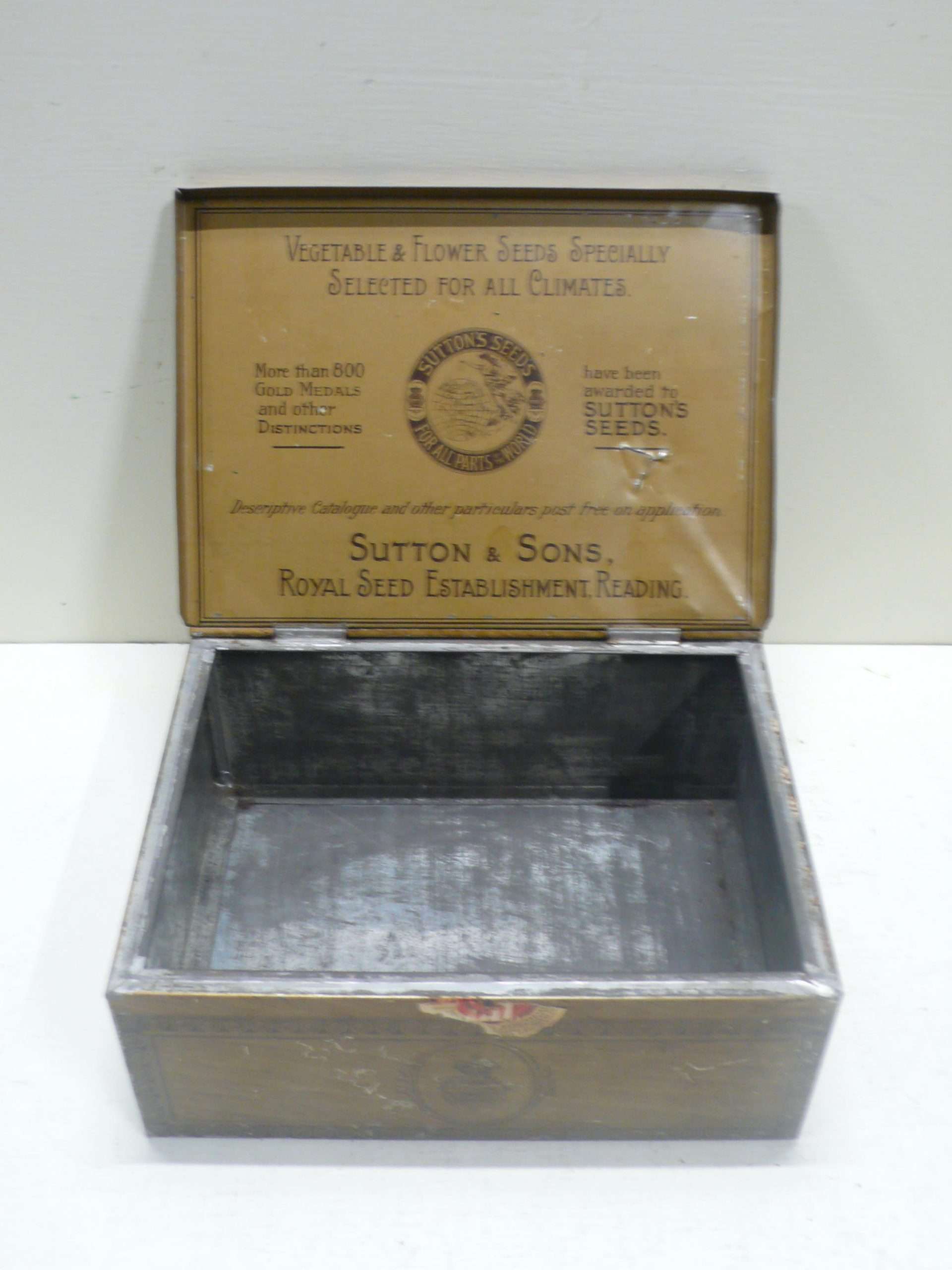 Vintage Suttons Seeds Tin