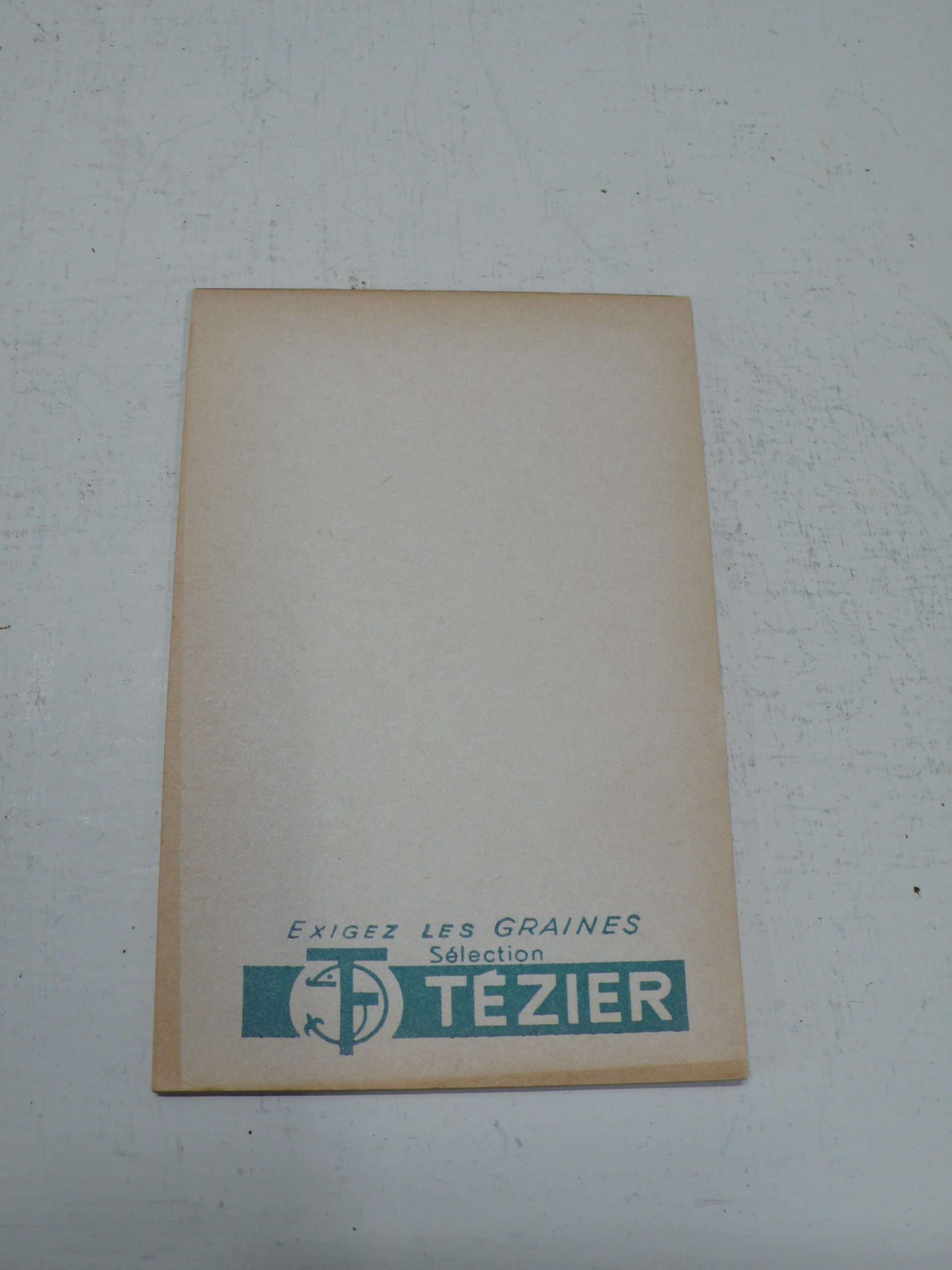 French Seed Paper Notepad