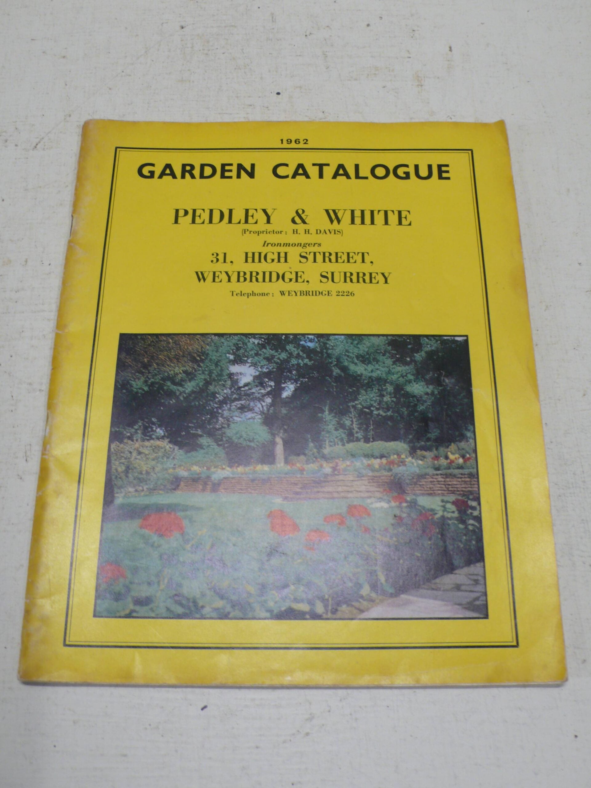 Pedley & White Garden Catalogue, 1962
