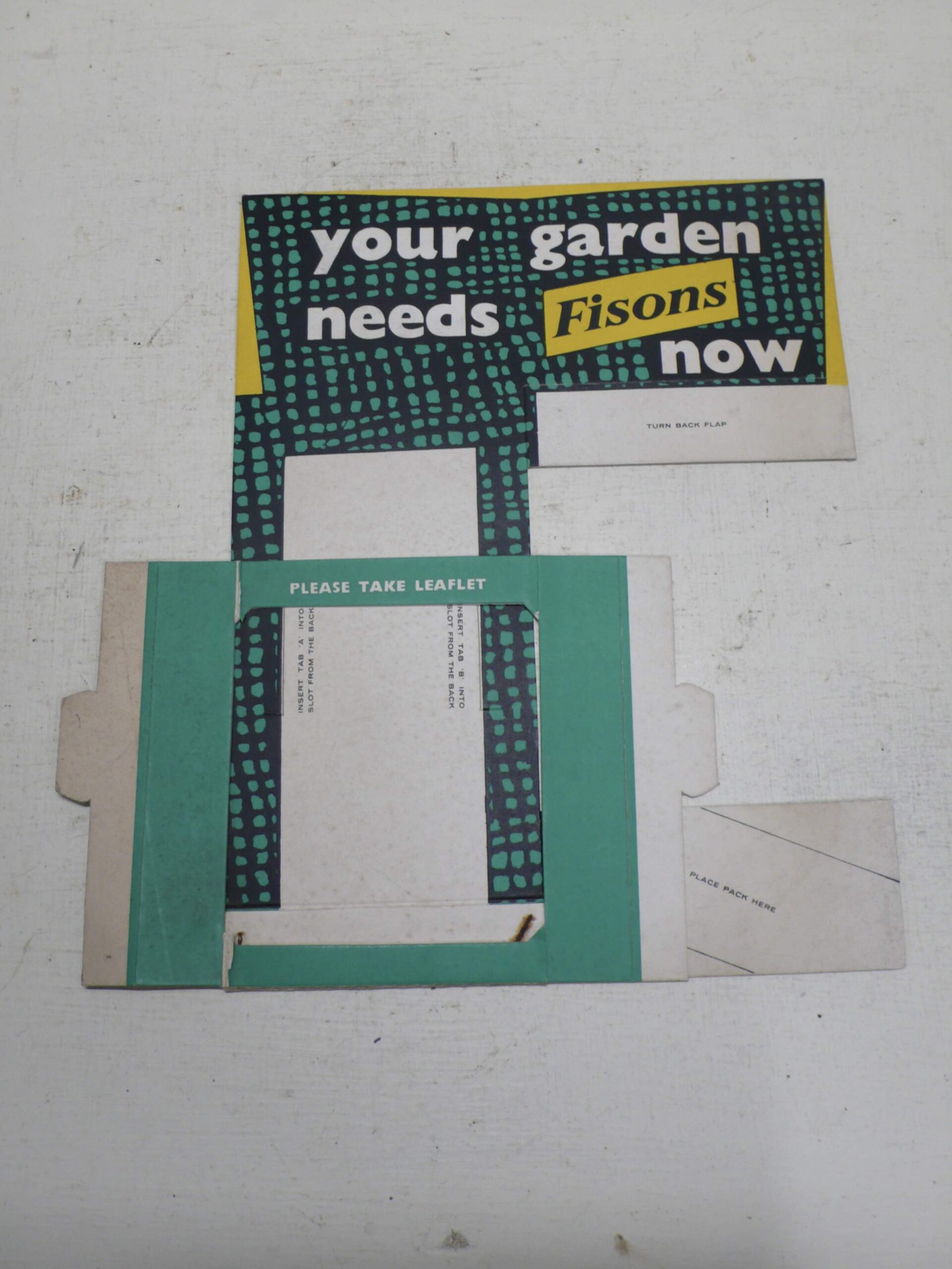 Fisons Leaflet Display Stand