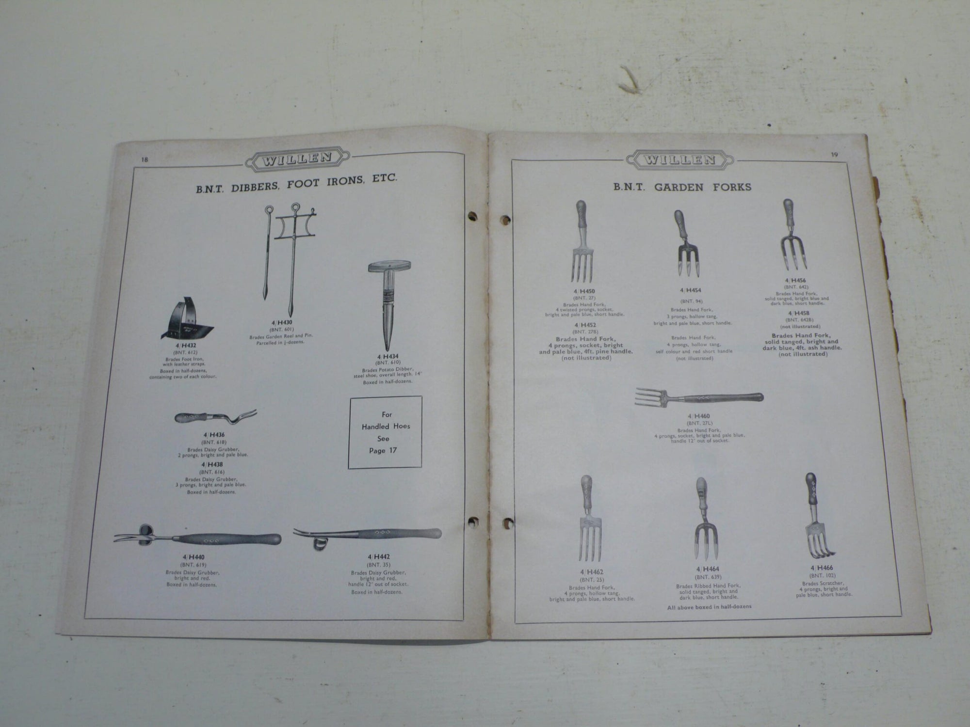 Willens Horticultural Sundries and Tools Catalogue