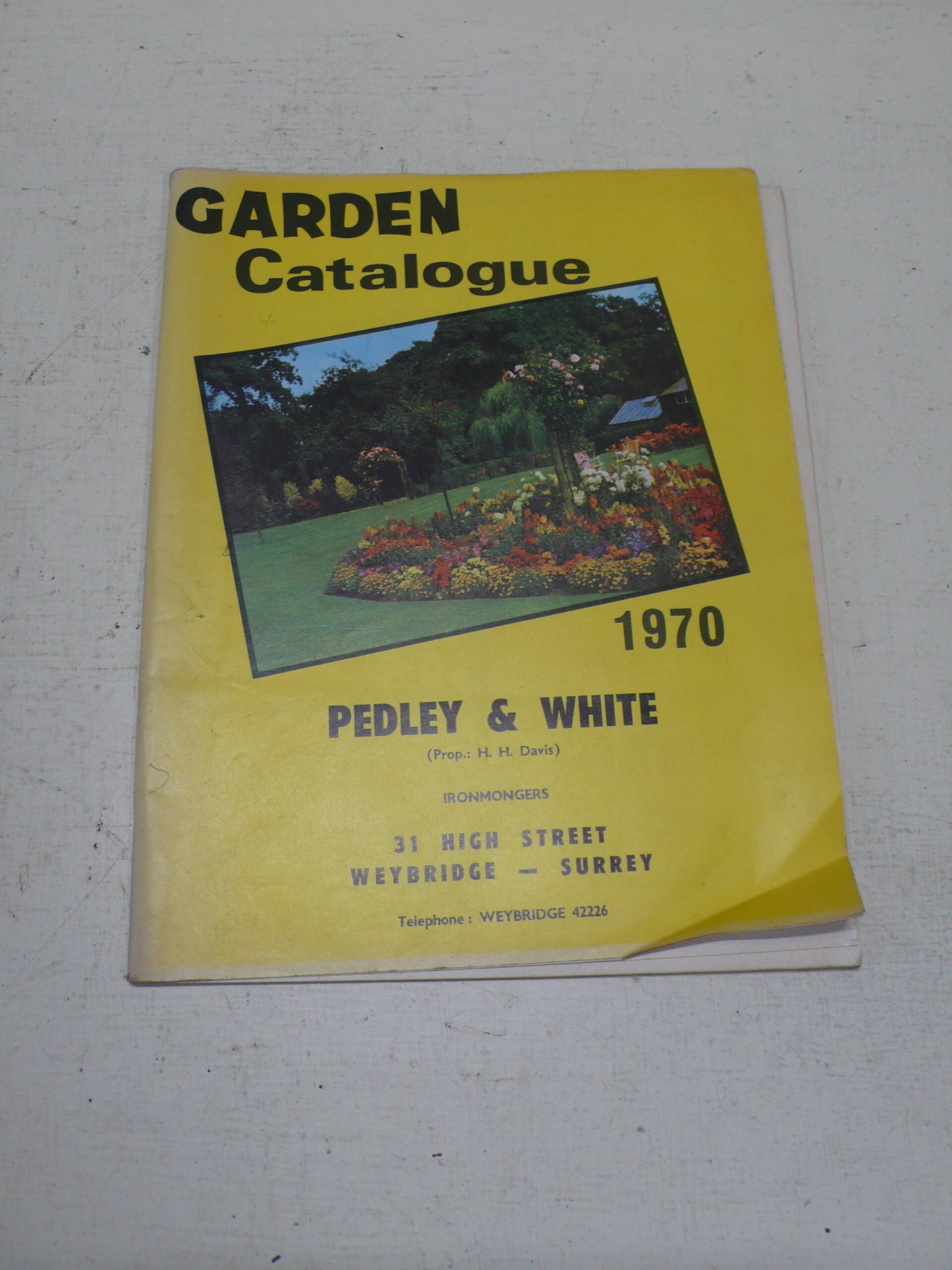 Pedley &amp; White Garden Catalogue, 1970
