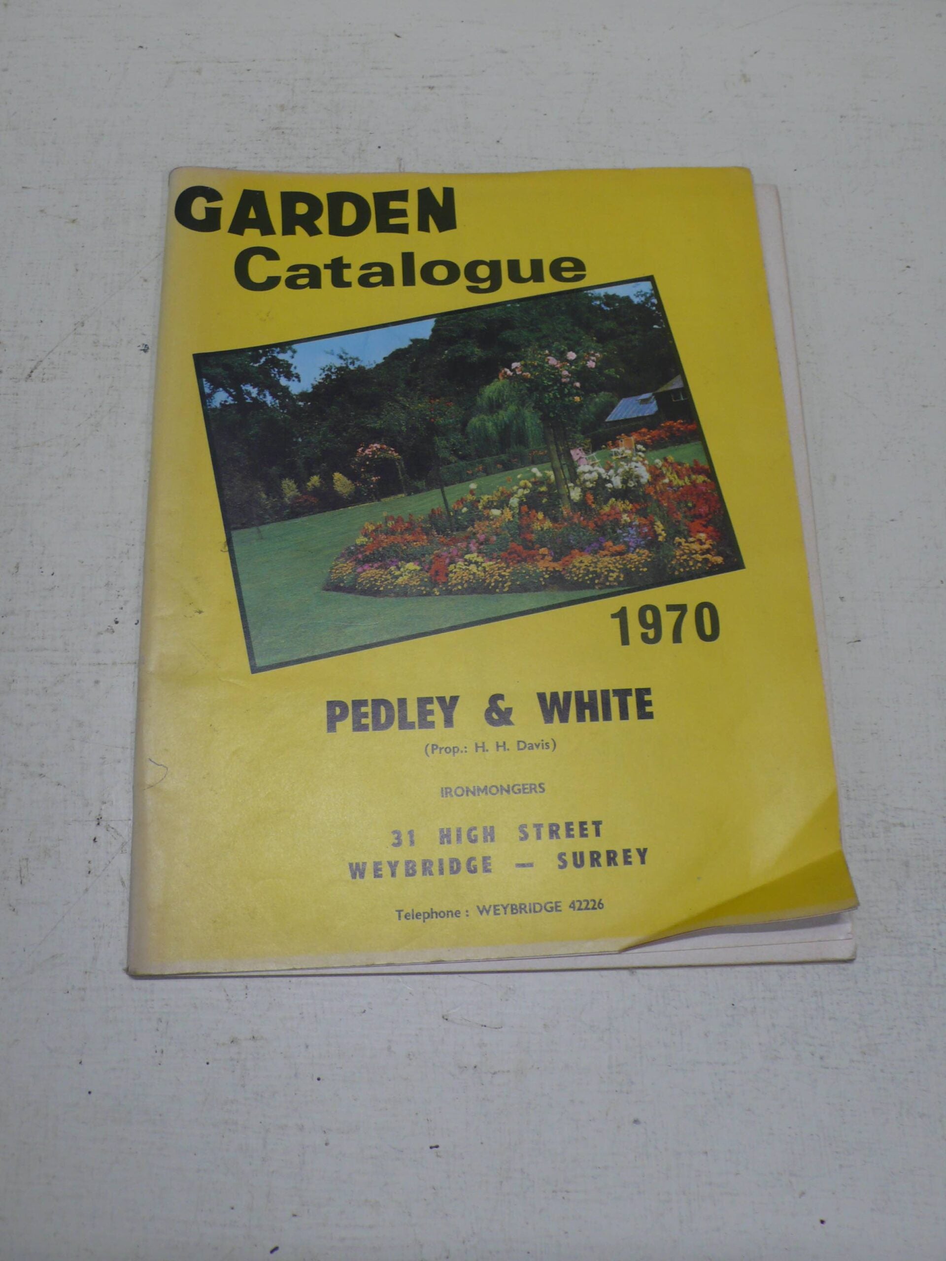 Pedley & White Garden Catalogue, 1970