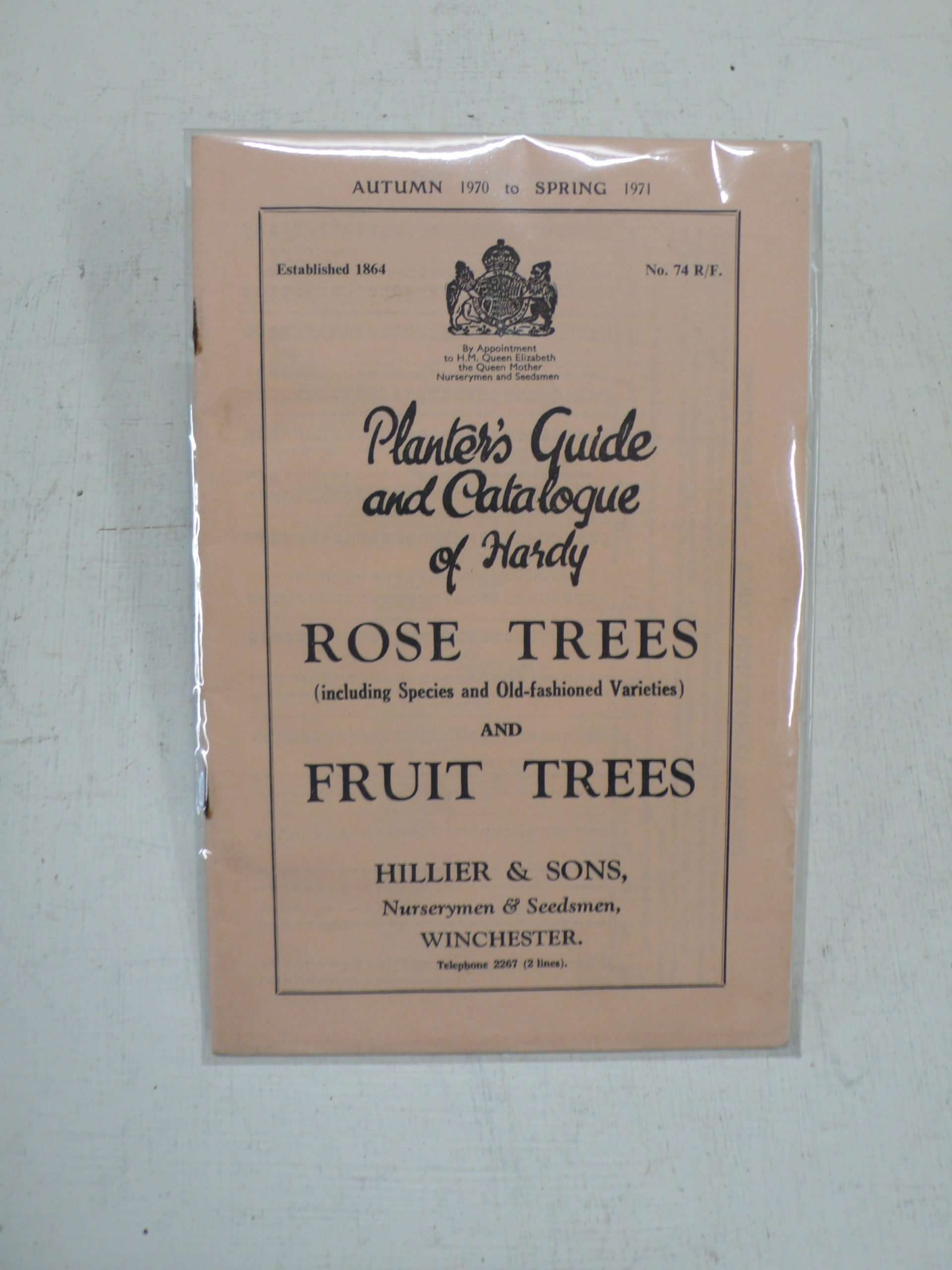 Hillier &amp; Sons Nursery Catalogue, 1970-1971