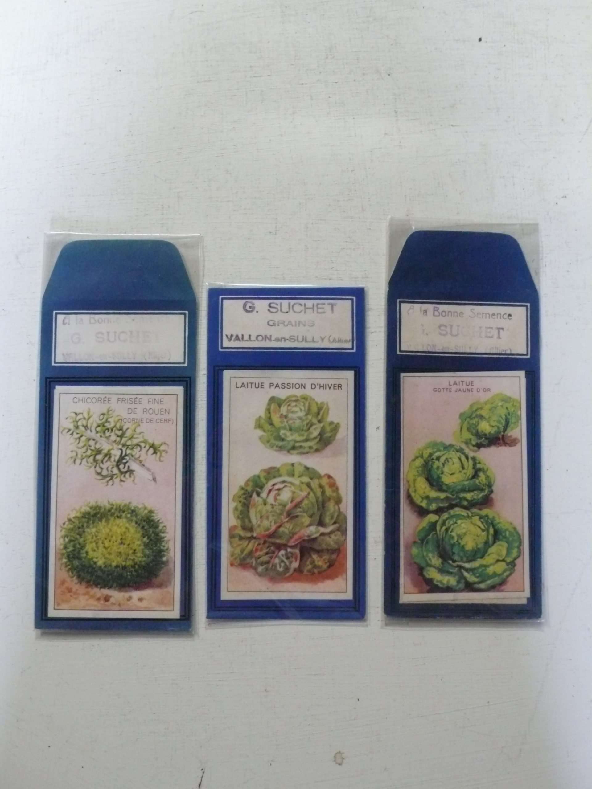 Vintage French Vegetable Seed Packets