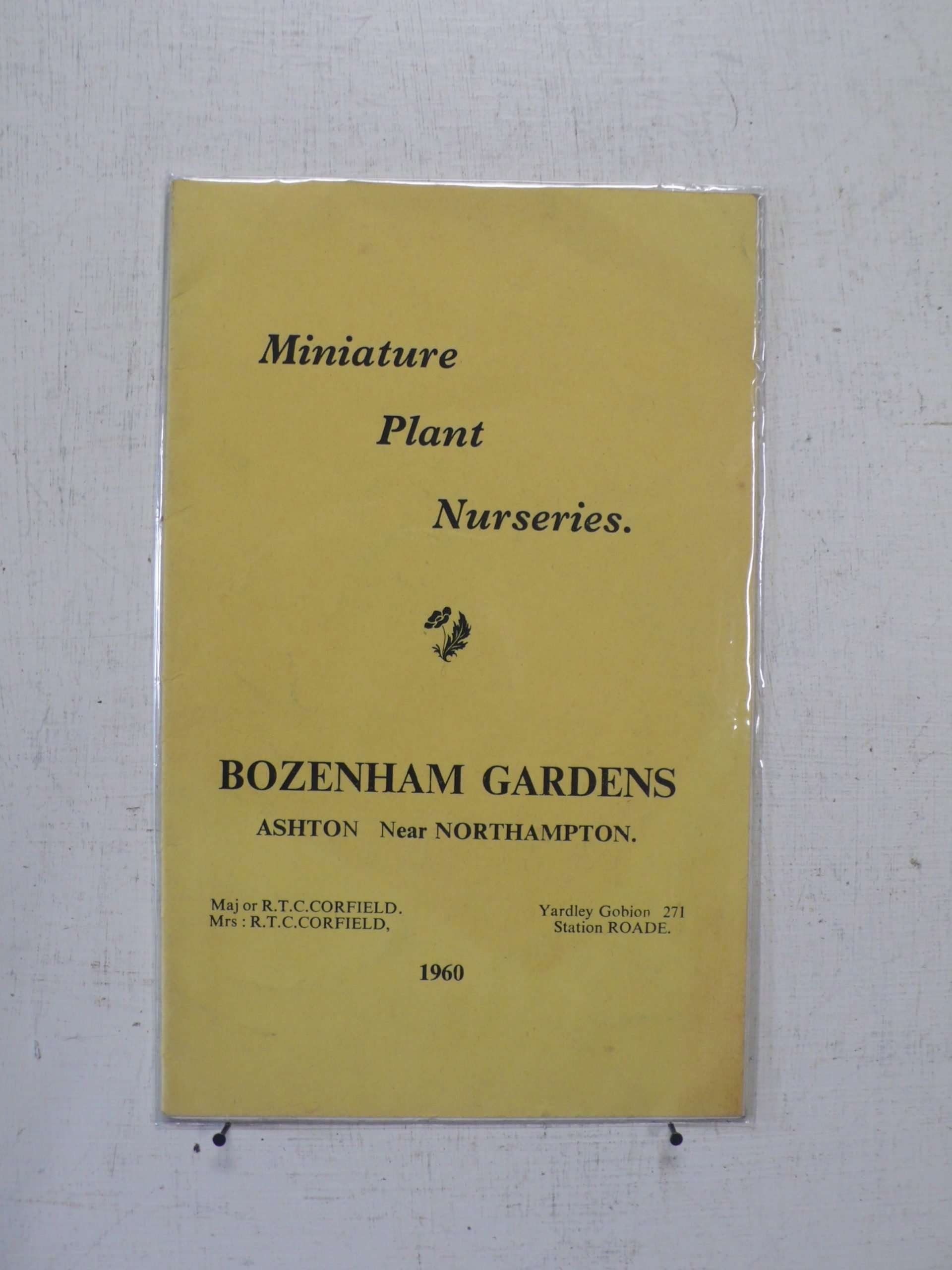Miniature Plant Nurseries Catalogue