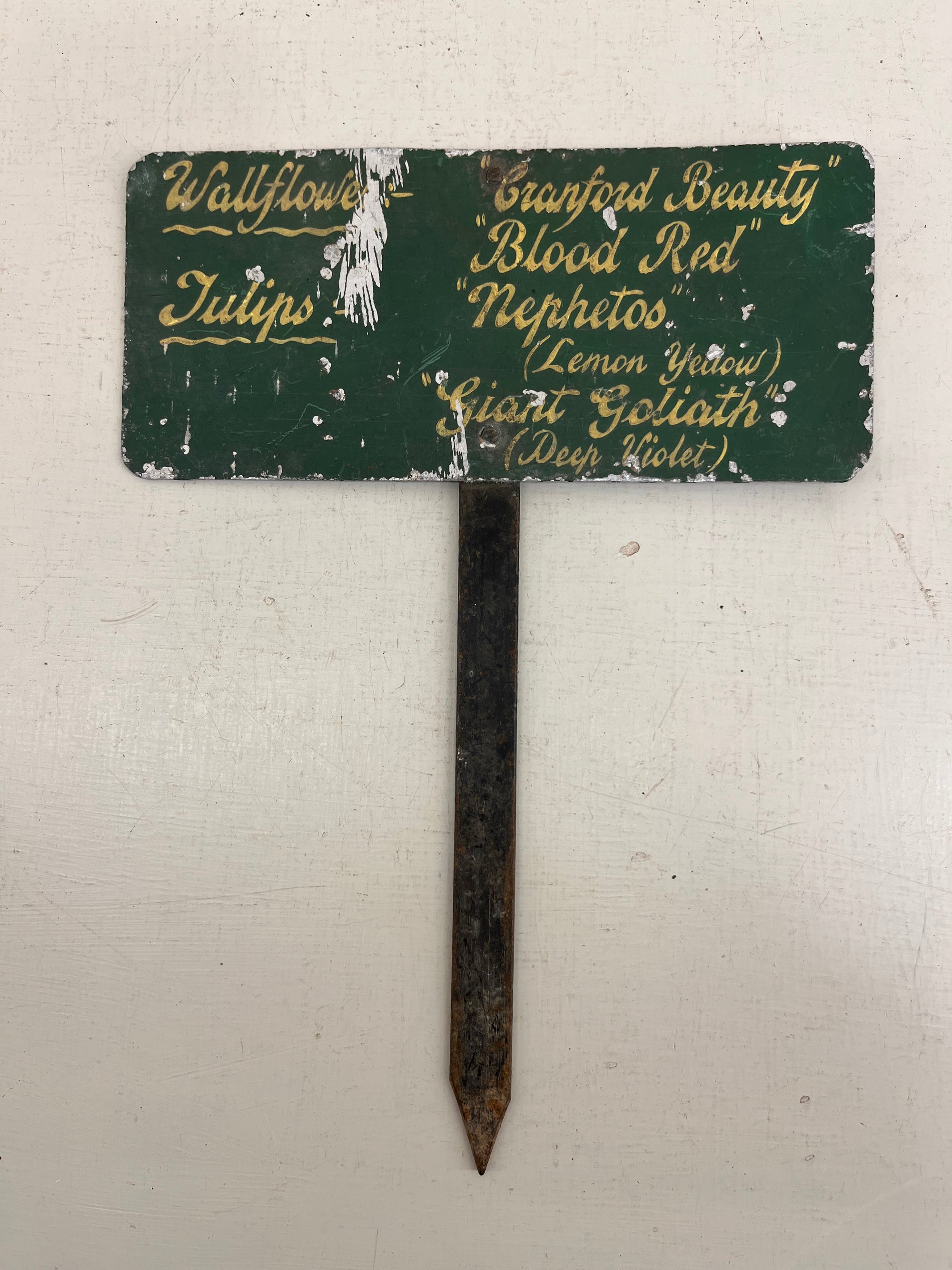 Vintage Plant Label