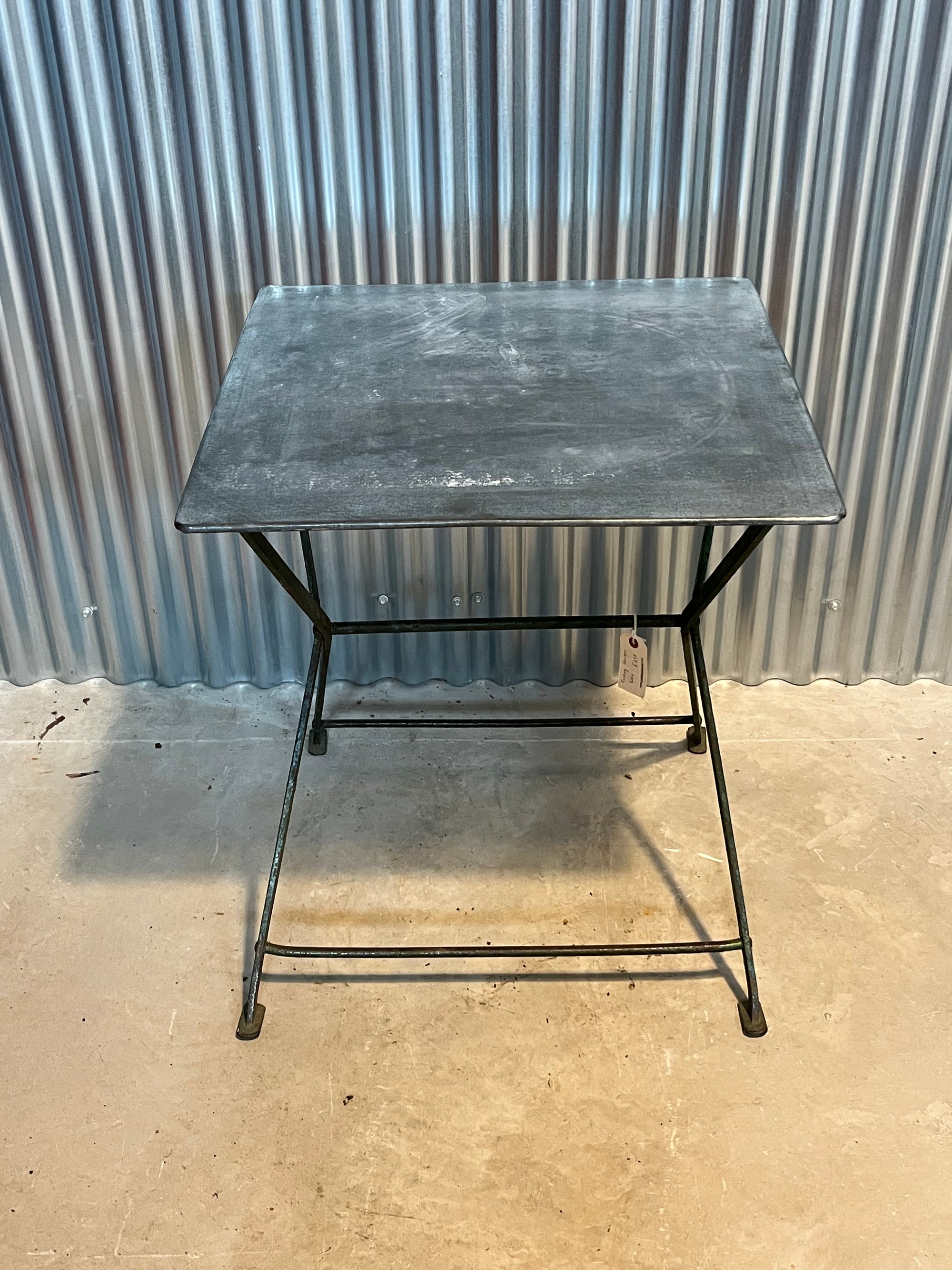 Folding French Garden Table