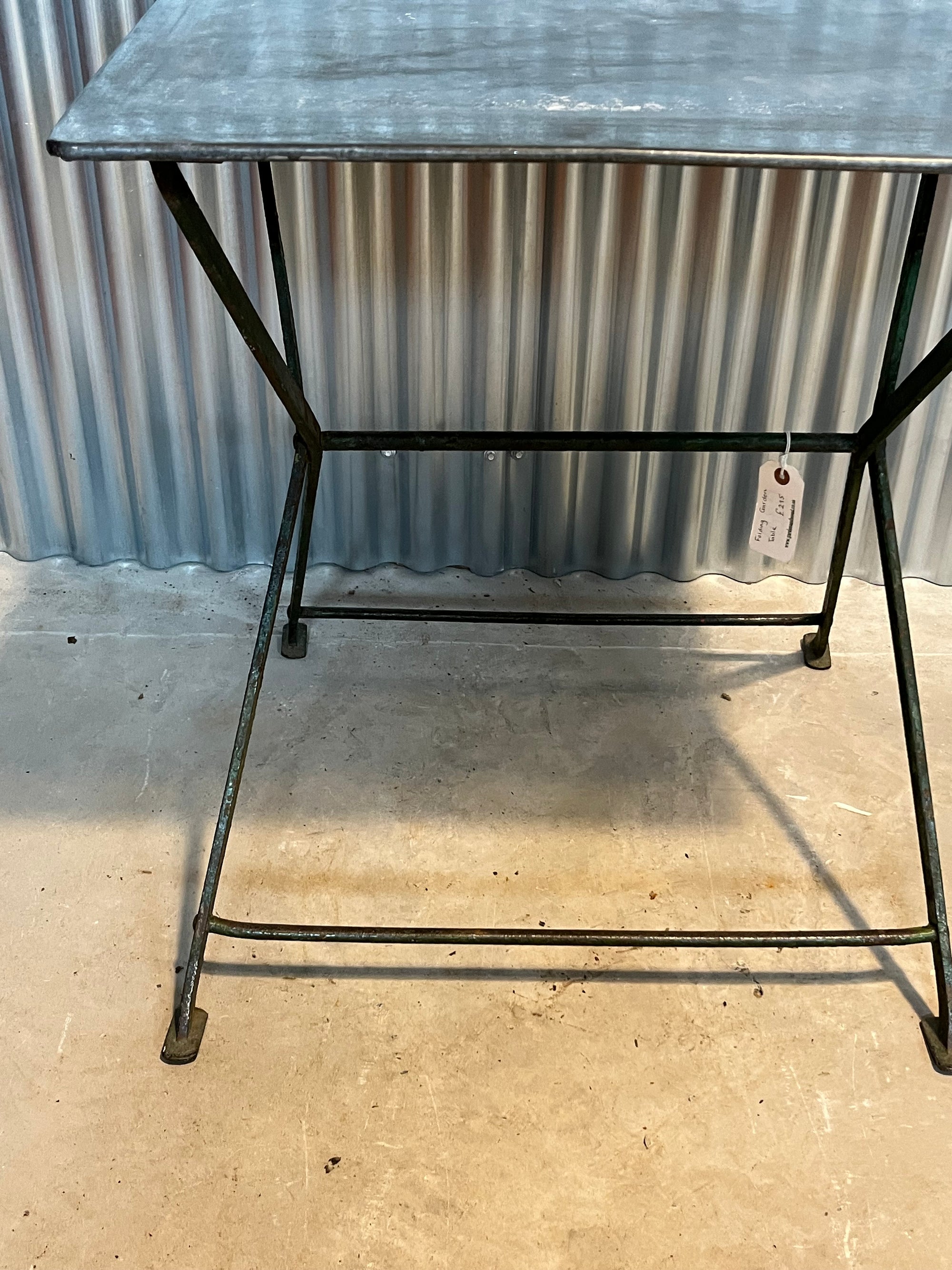 Folding French Garden Table