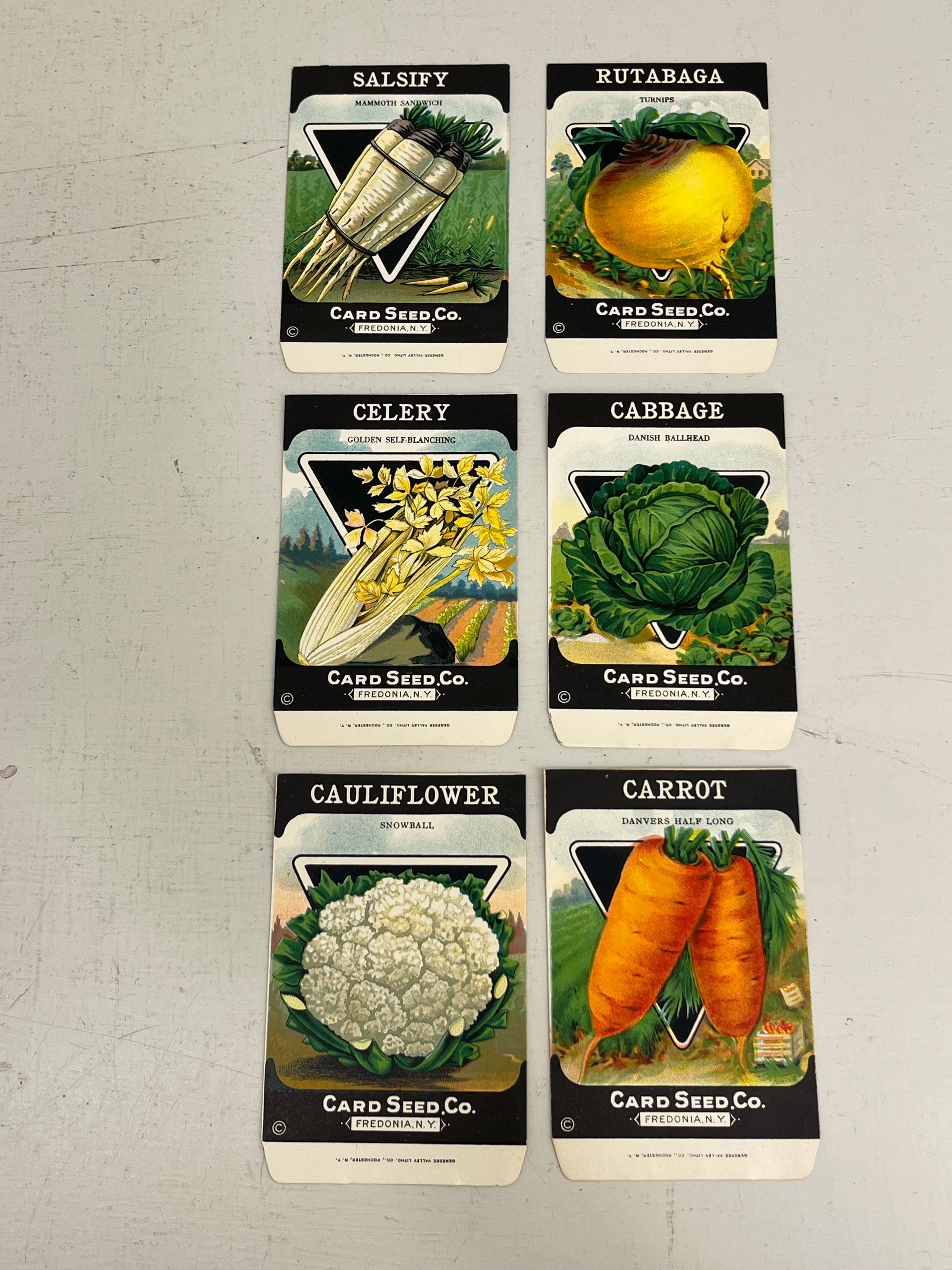 Vintage American Vegetable Seed Packets