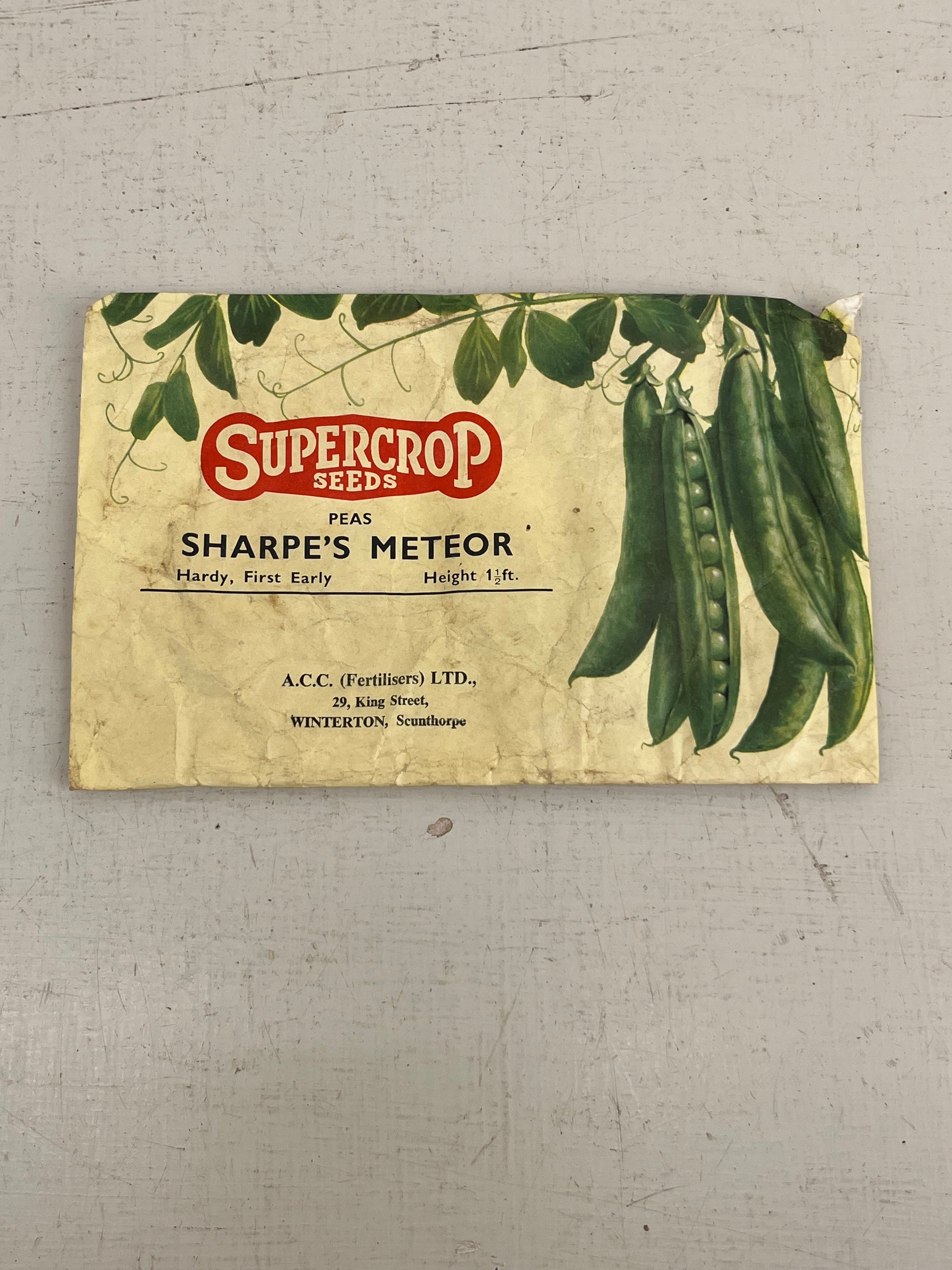 Supercrop Seeds Packet of Peas