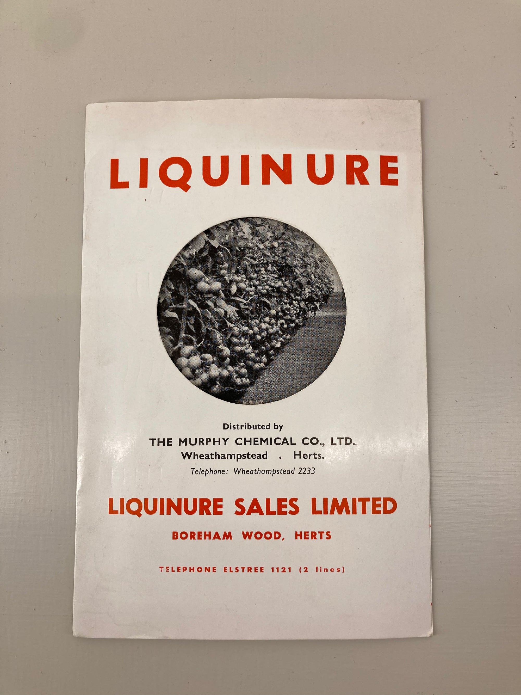 Liquinure Catalogue for 1969