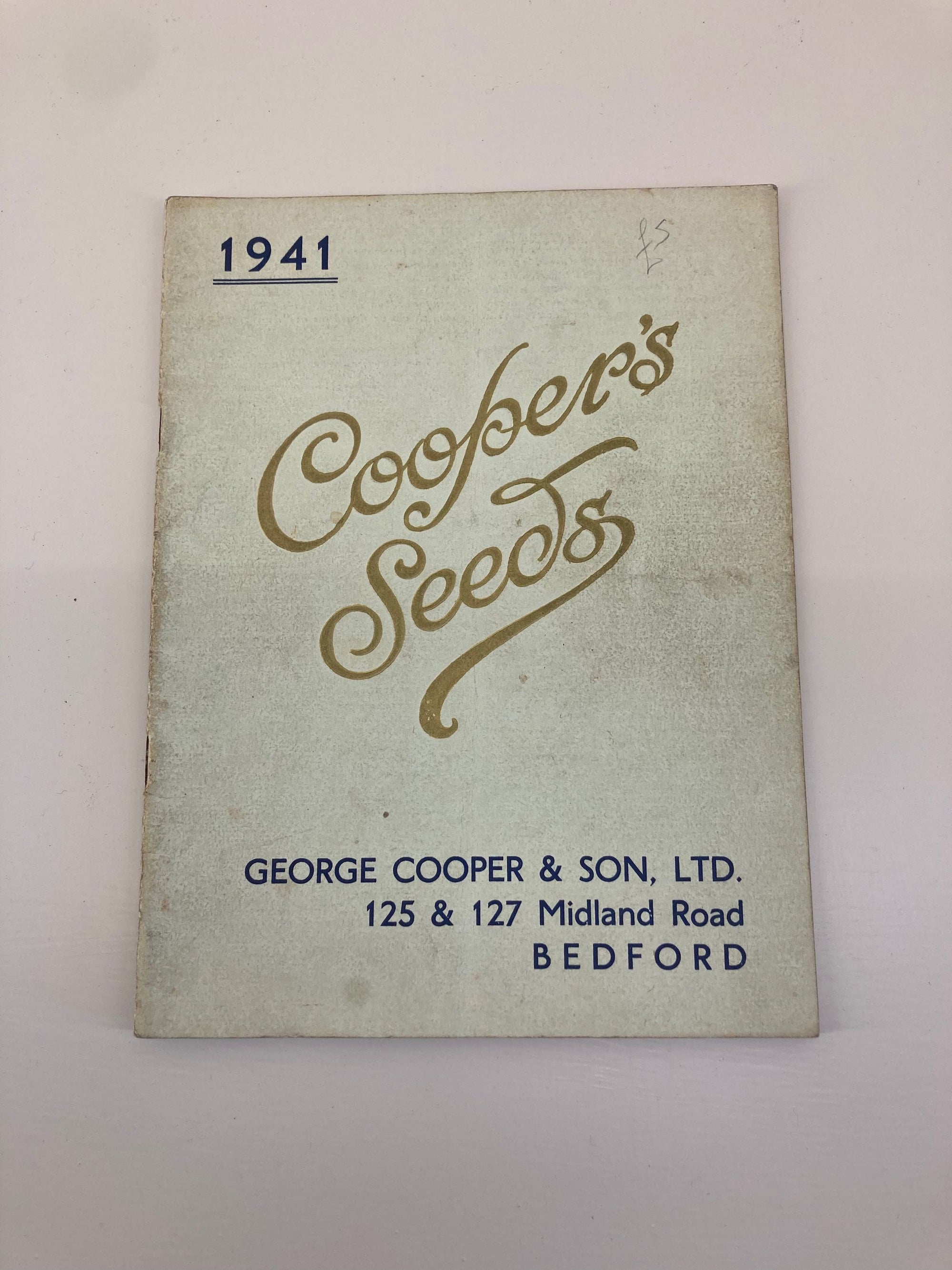 Coopers Seeds Catalogue, 1941