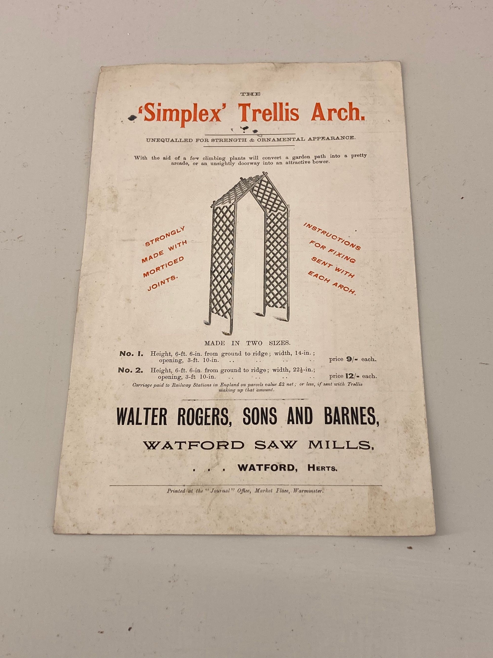 Wood Trellis &amp; Arches Brochure
