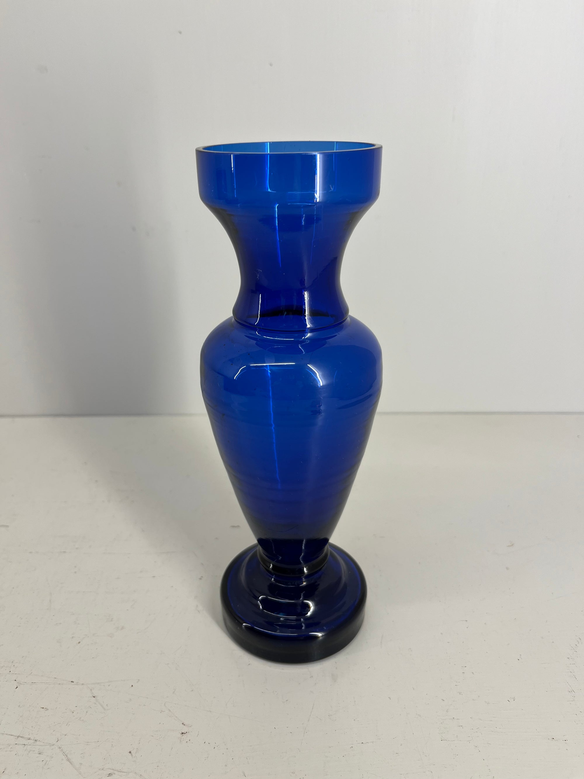Cobalt Blue  Hyacinth Vase