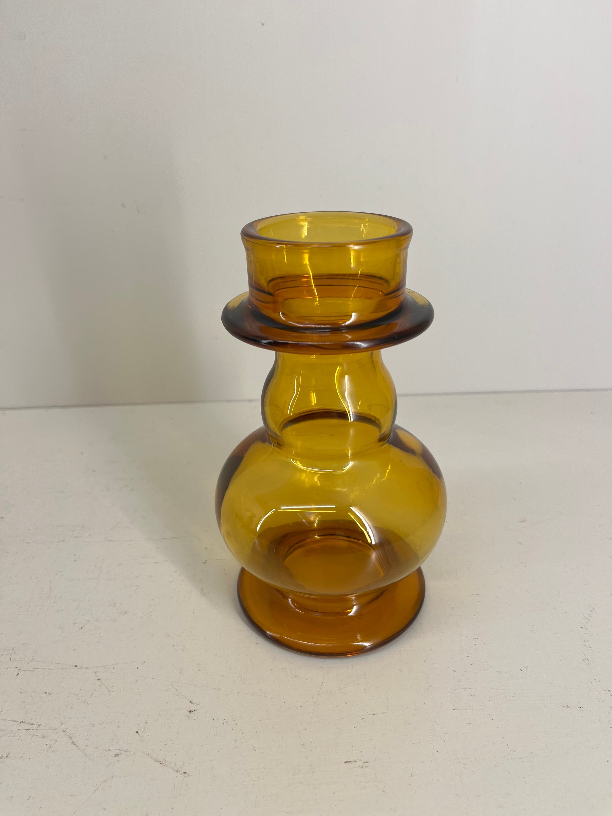 Amber Hyacinth Vase
