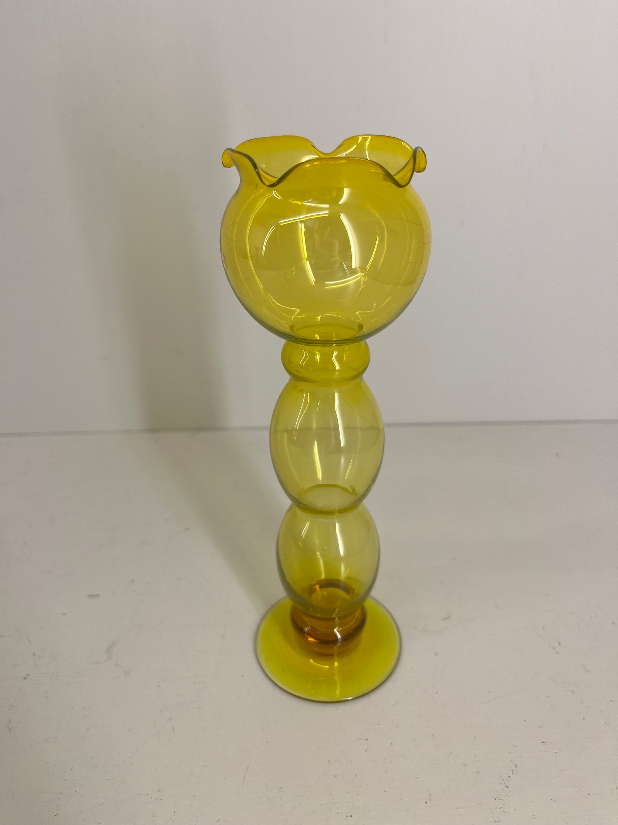 Amber Hyacinth Vase
