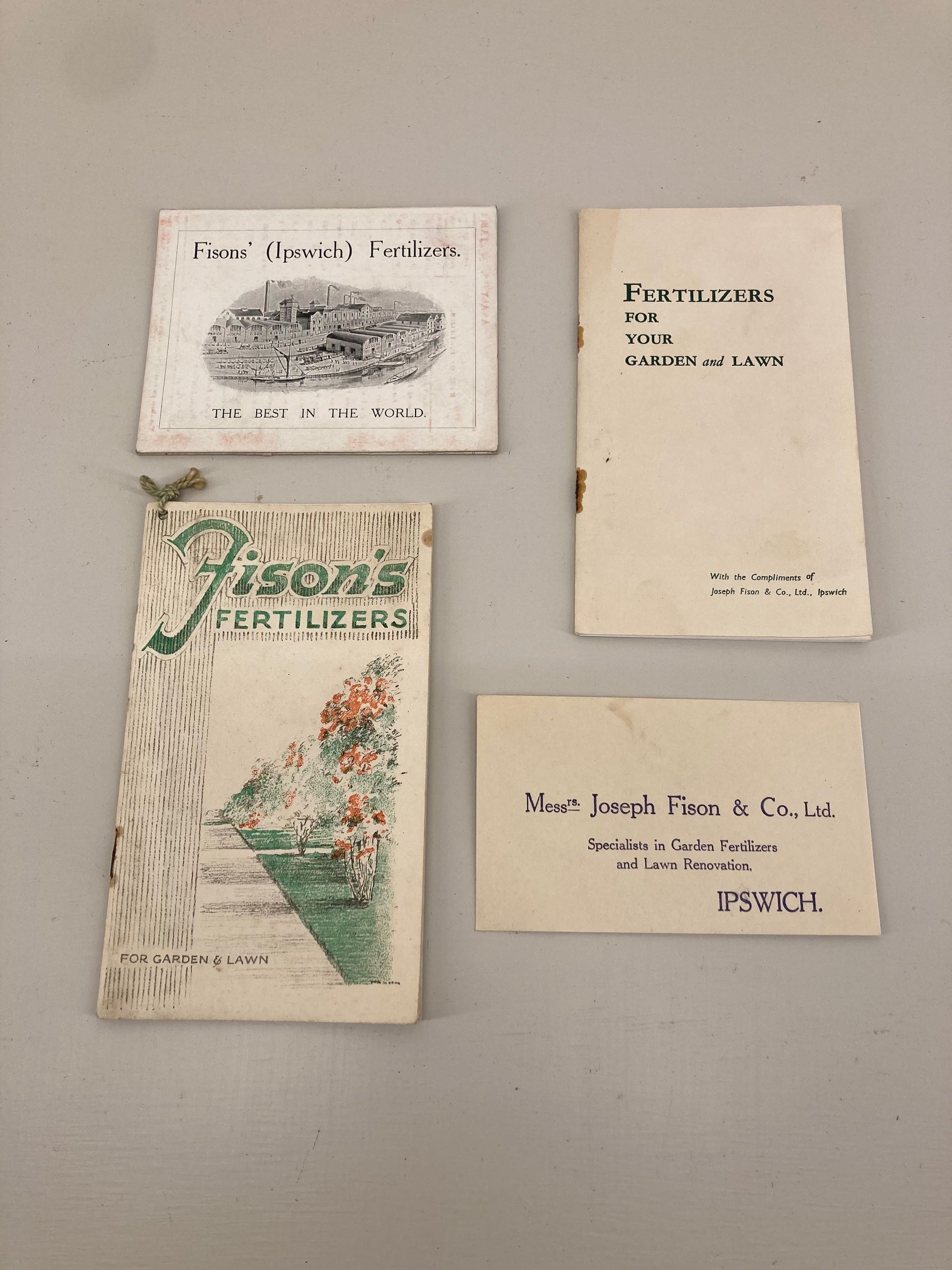 Fisons Fertilisers Booklets