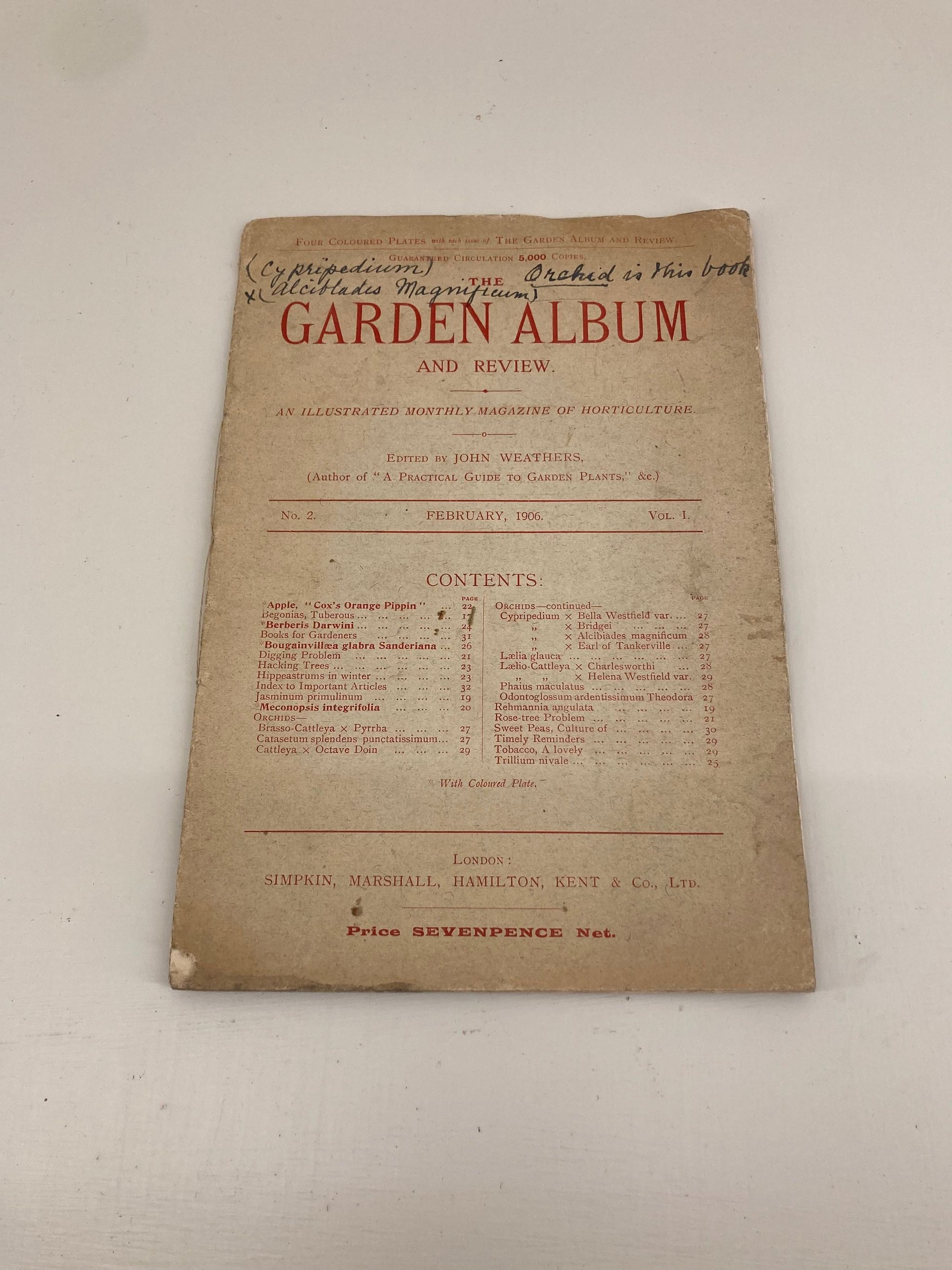 The Garden Album, February 1906