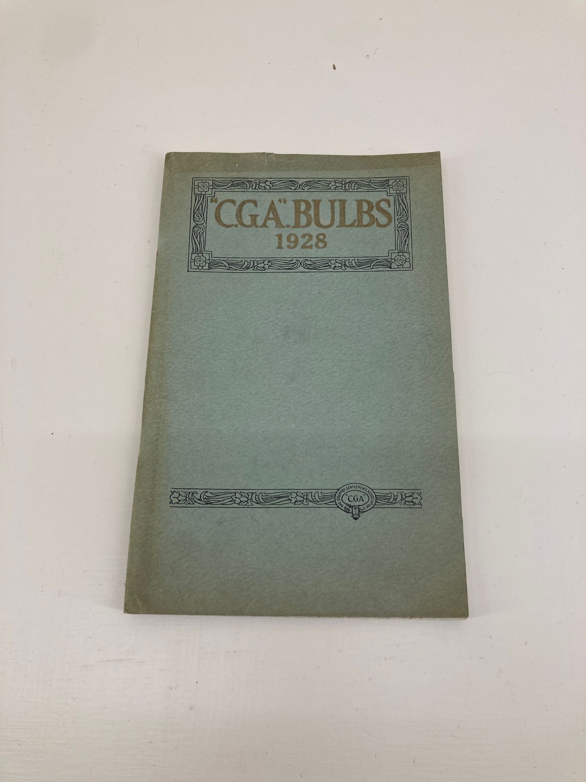 CGA Bulb Catalogue for 1928