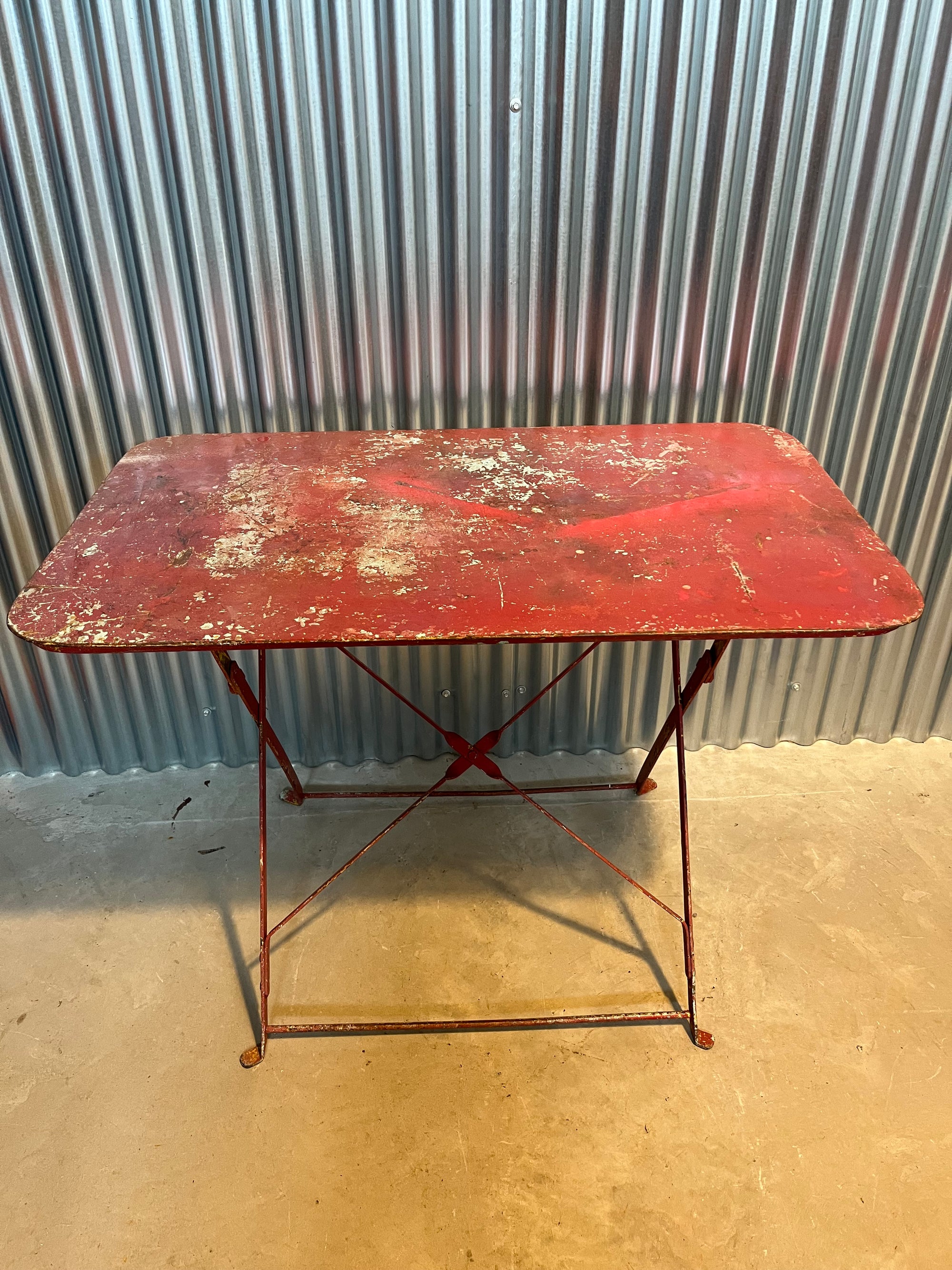 Vintage Folding Garden Table