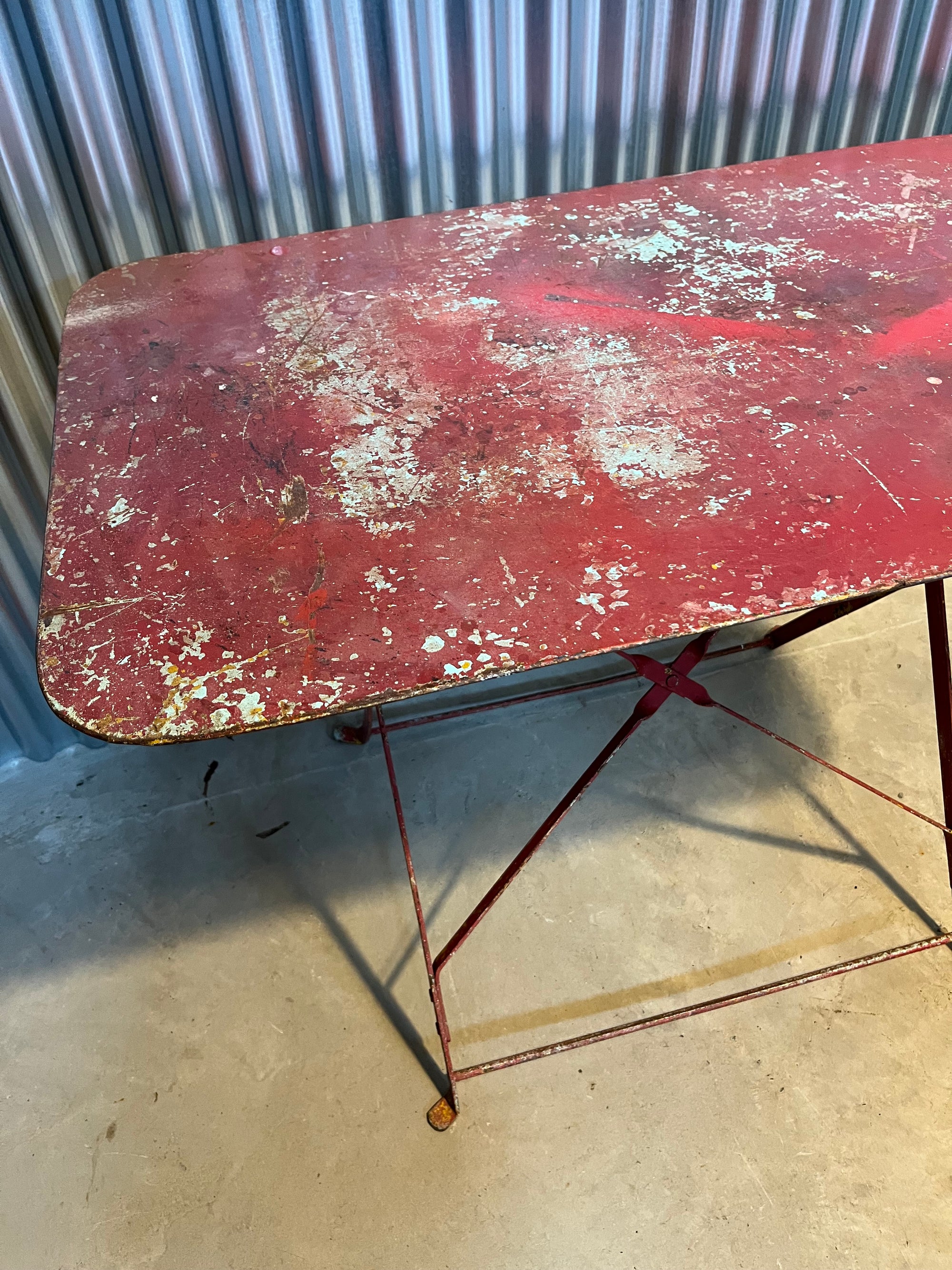 Vintage Folding Garden Table