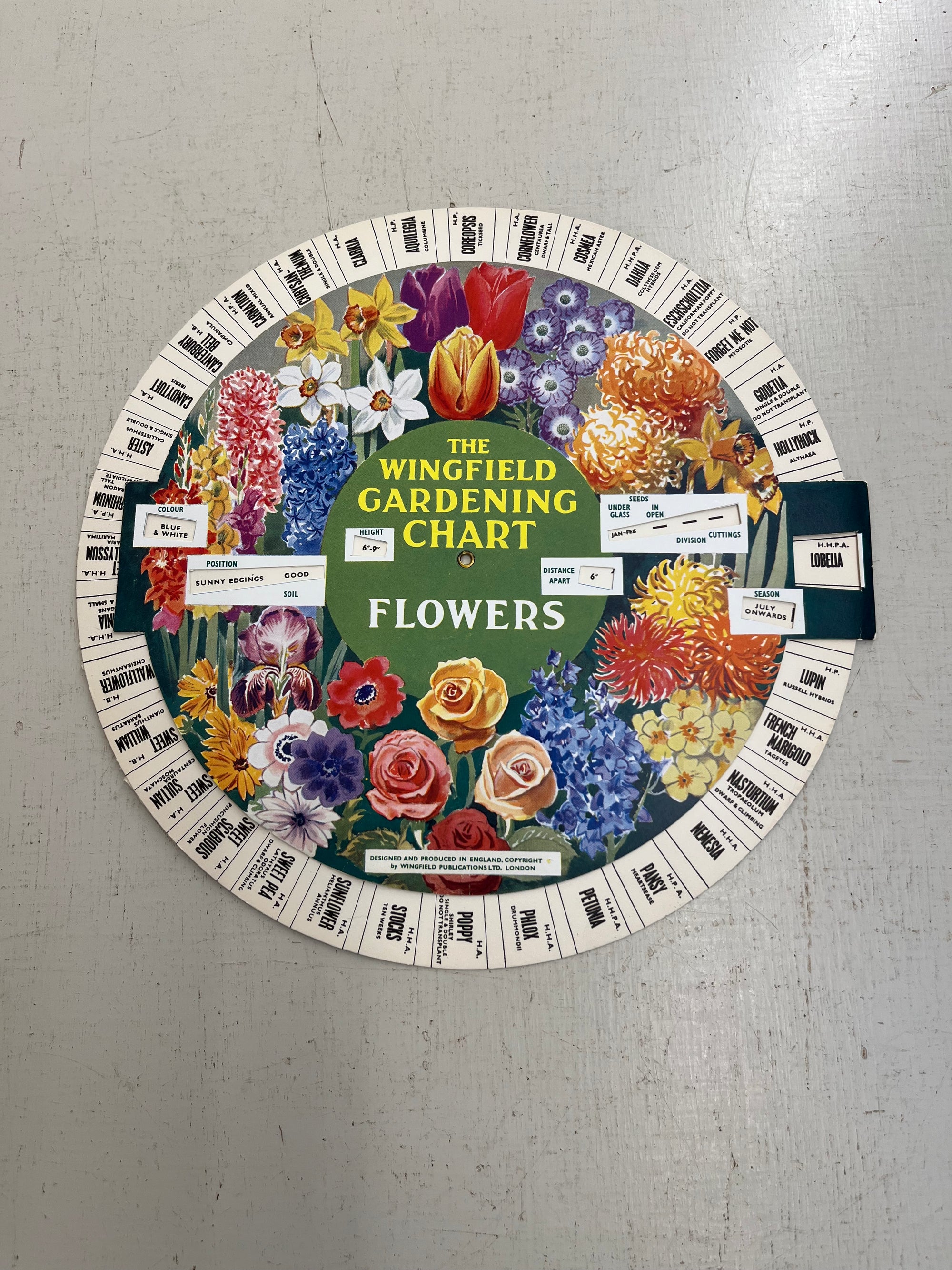 Wingfield Garden Chart