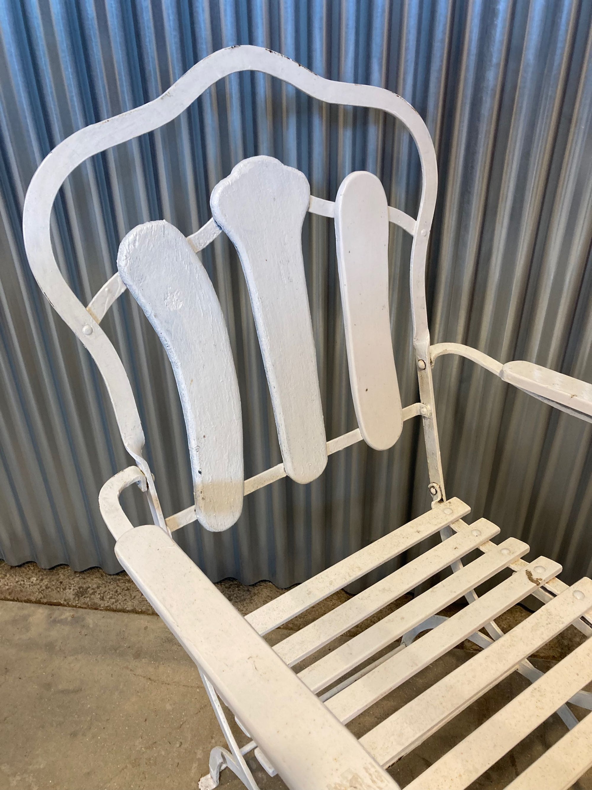 Folding French Garden Armchair