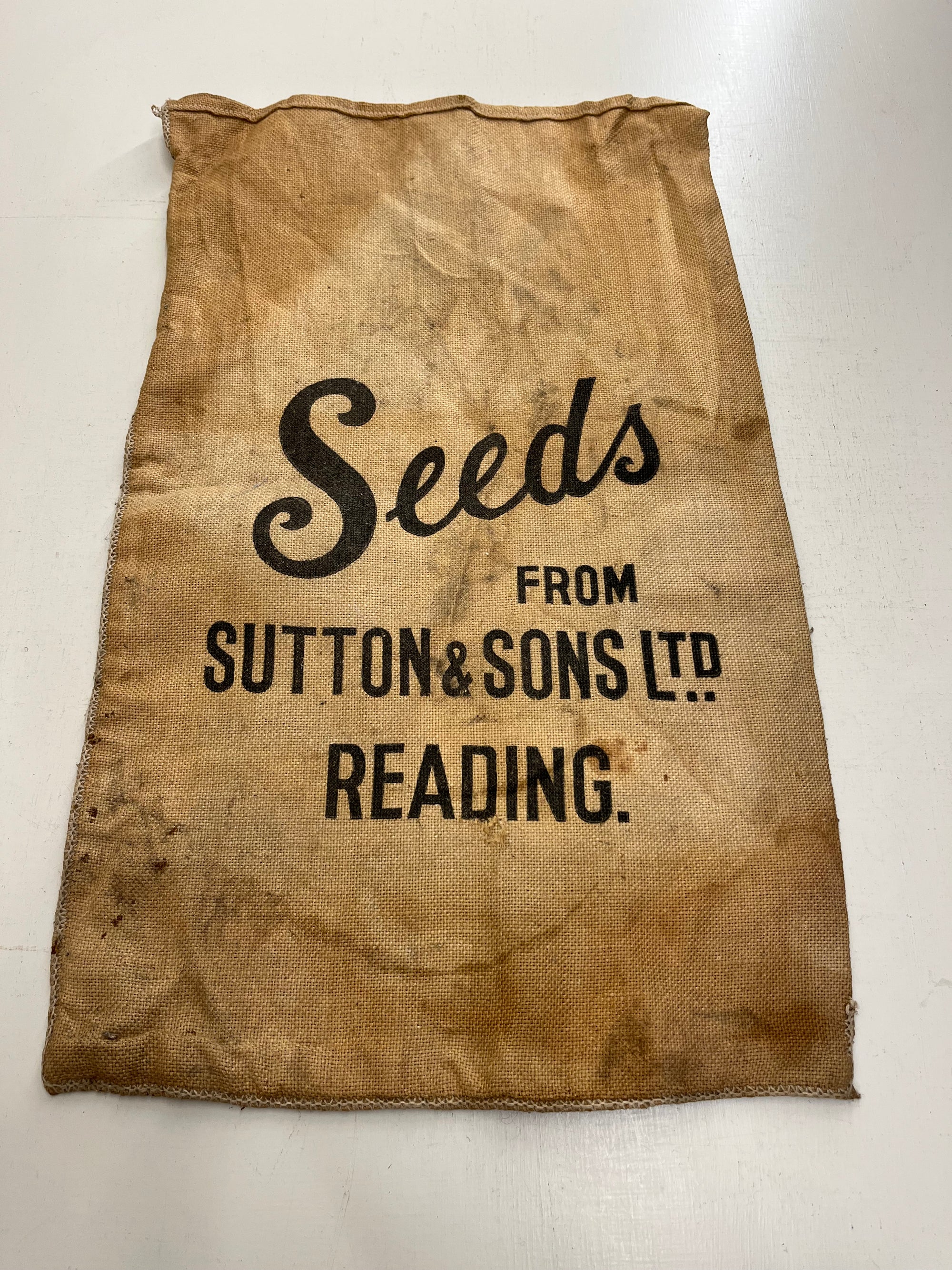 Suttons Seeds Hessian Sack